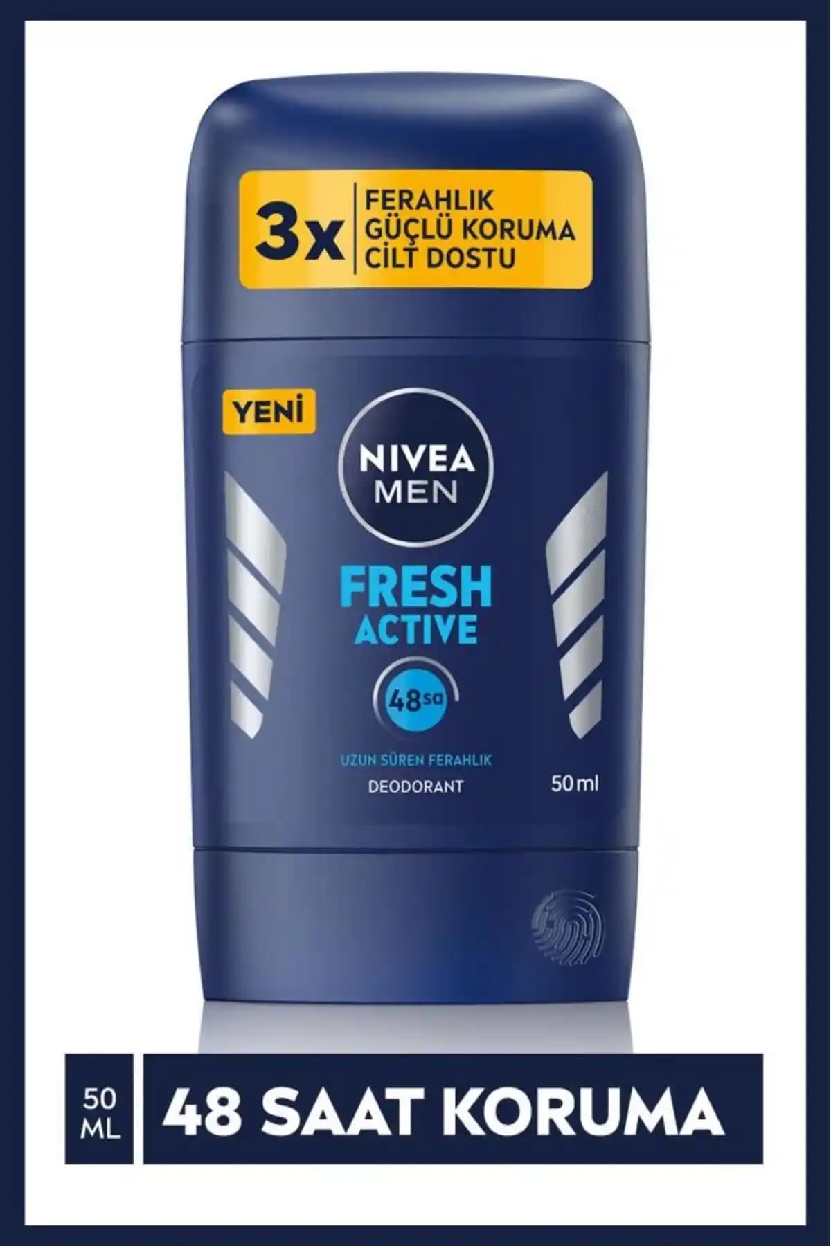 NIVEA Men Erkek Stick Deodorant Fresh Active 50ml Ürün İncelemesi ve Kullanıcı Yorumları