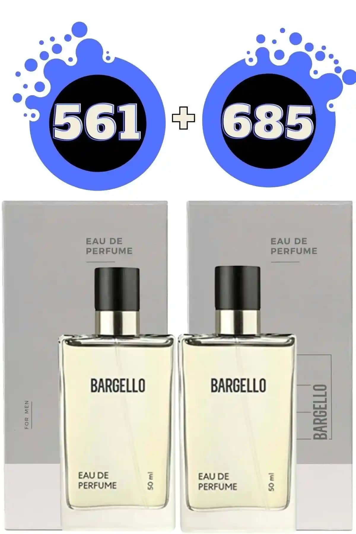 Bargello 561 ve 685 EDP Fresh: Modern Erkekler İçin Ferah Parfüm Seti