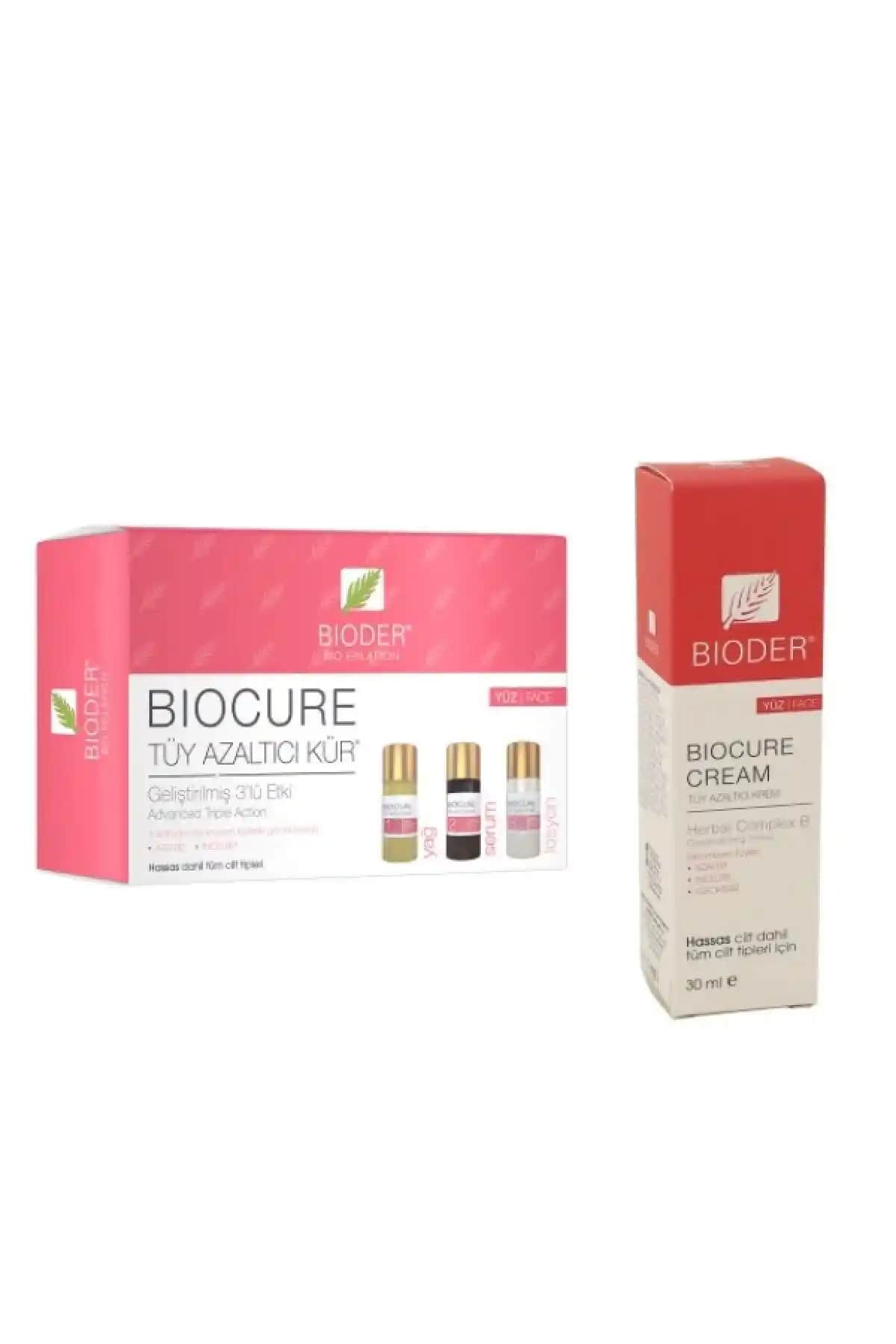 Bioder Tüy Azaltıcı Krem ve Serum Seti ile Pürüzsüz Bir Cilt Elde Edin