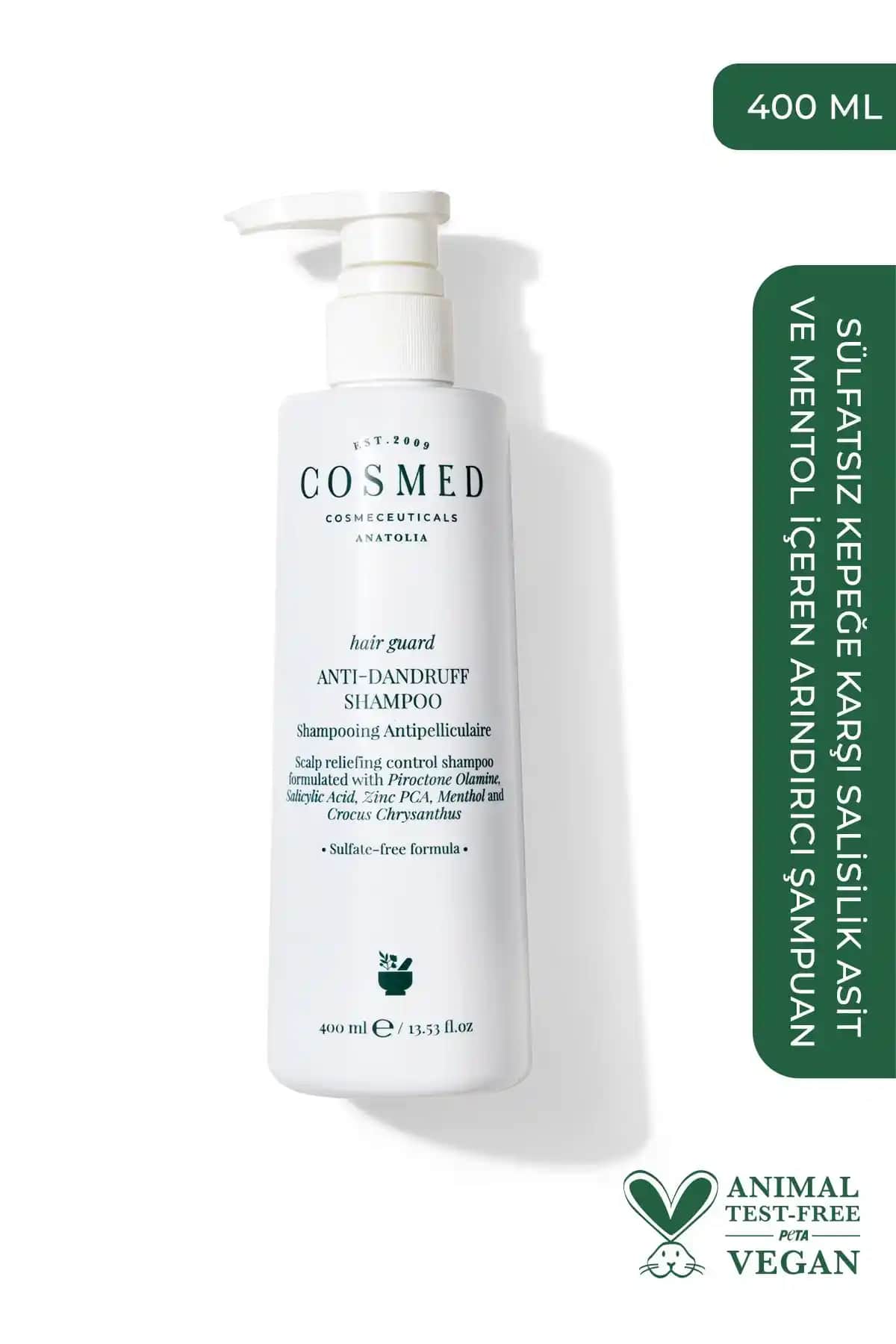 COSMED Kepek Önleyici Şampuan İncelemesi: Etkileri ve Kullanıcı Geribildirimleri