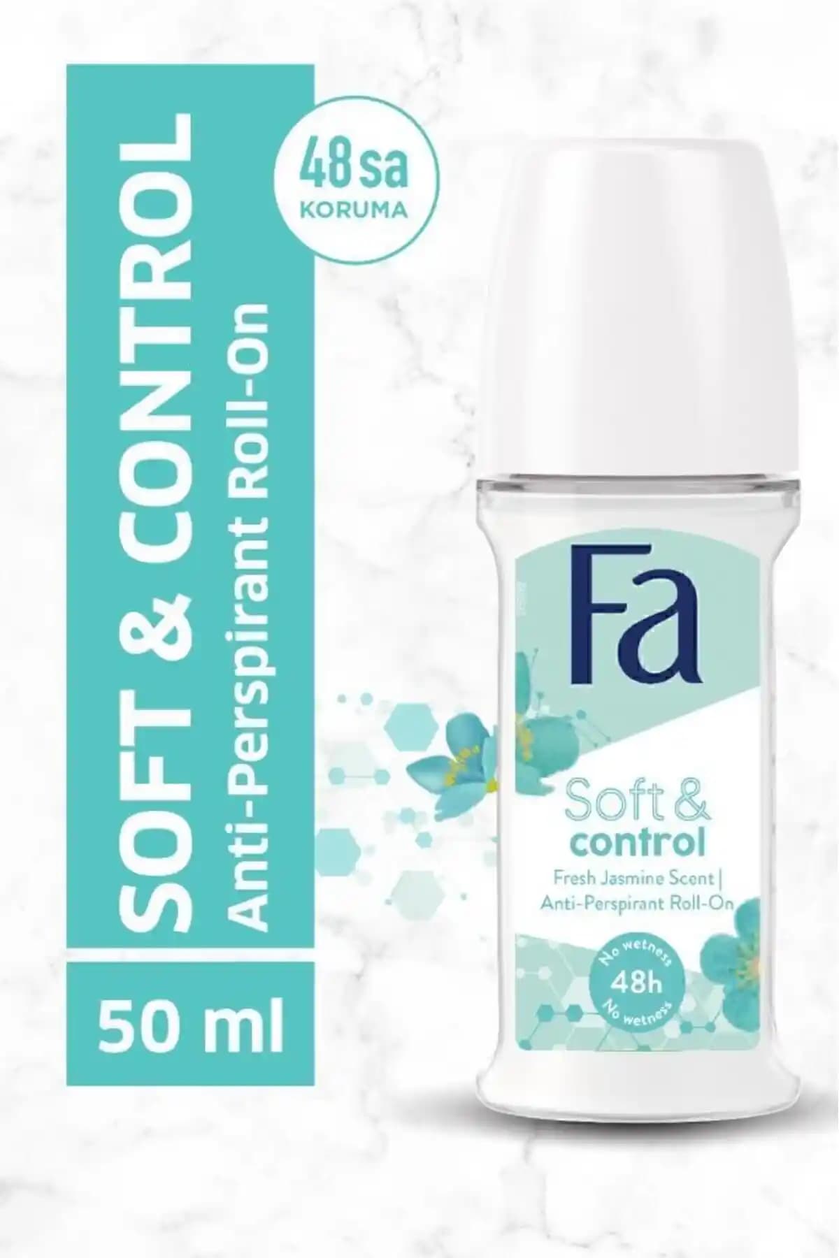 Fa Women Soft & Control Taze Yasemin Roll-on : 50 ml İle Ferah Kalın