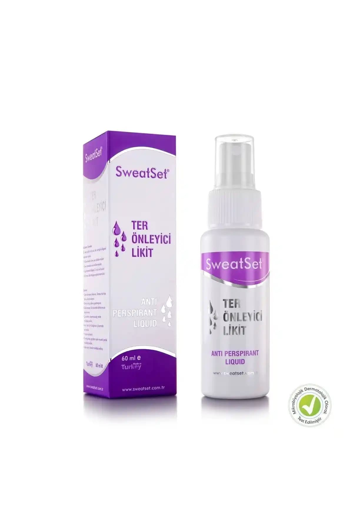 SweatSet Ter Önleyici Likit Sprey: Aşırı Terlemeye Etkili Çözüm