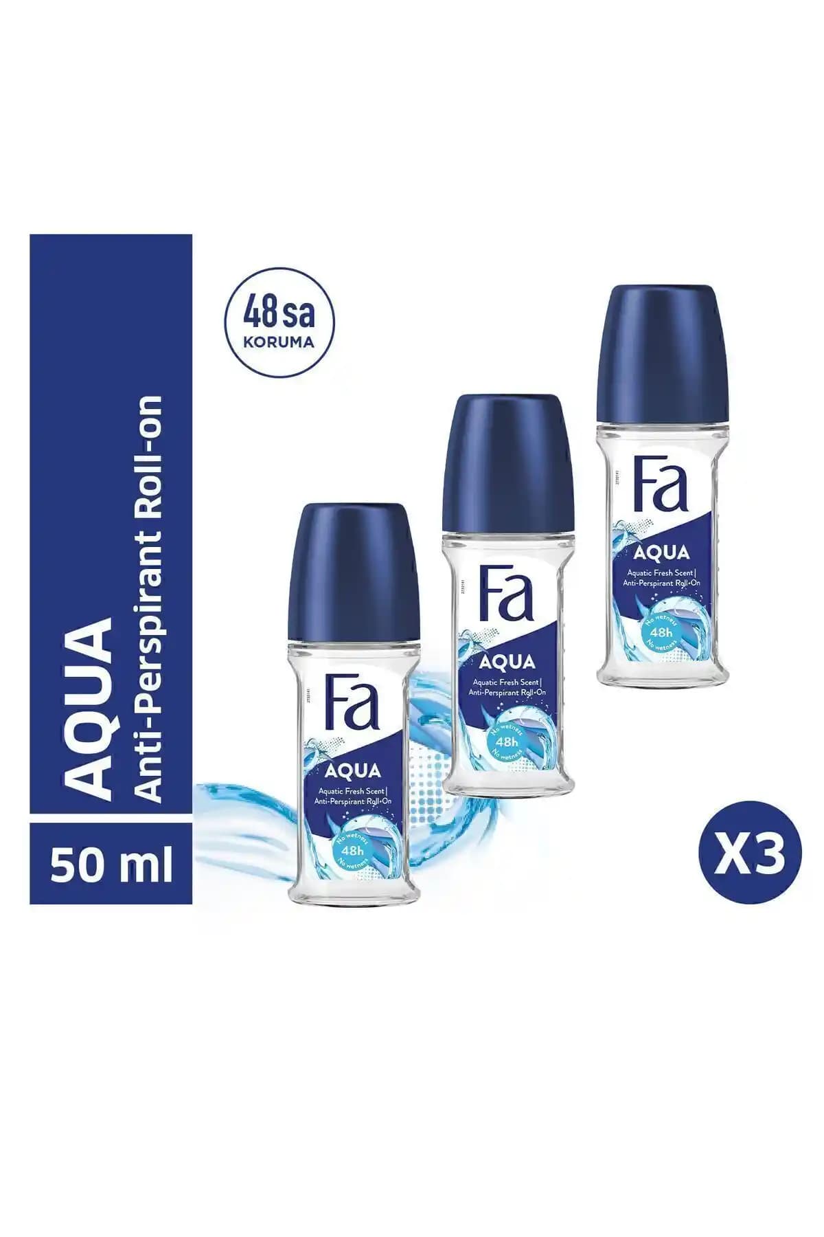 Fa Aqua Roll-On: Kalıcı Ferahlık ve Kullanım Kolaylığı Sunan Deodorant