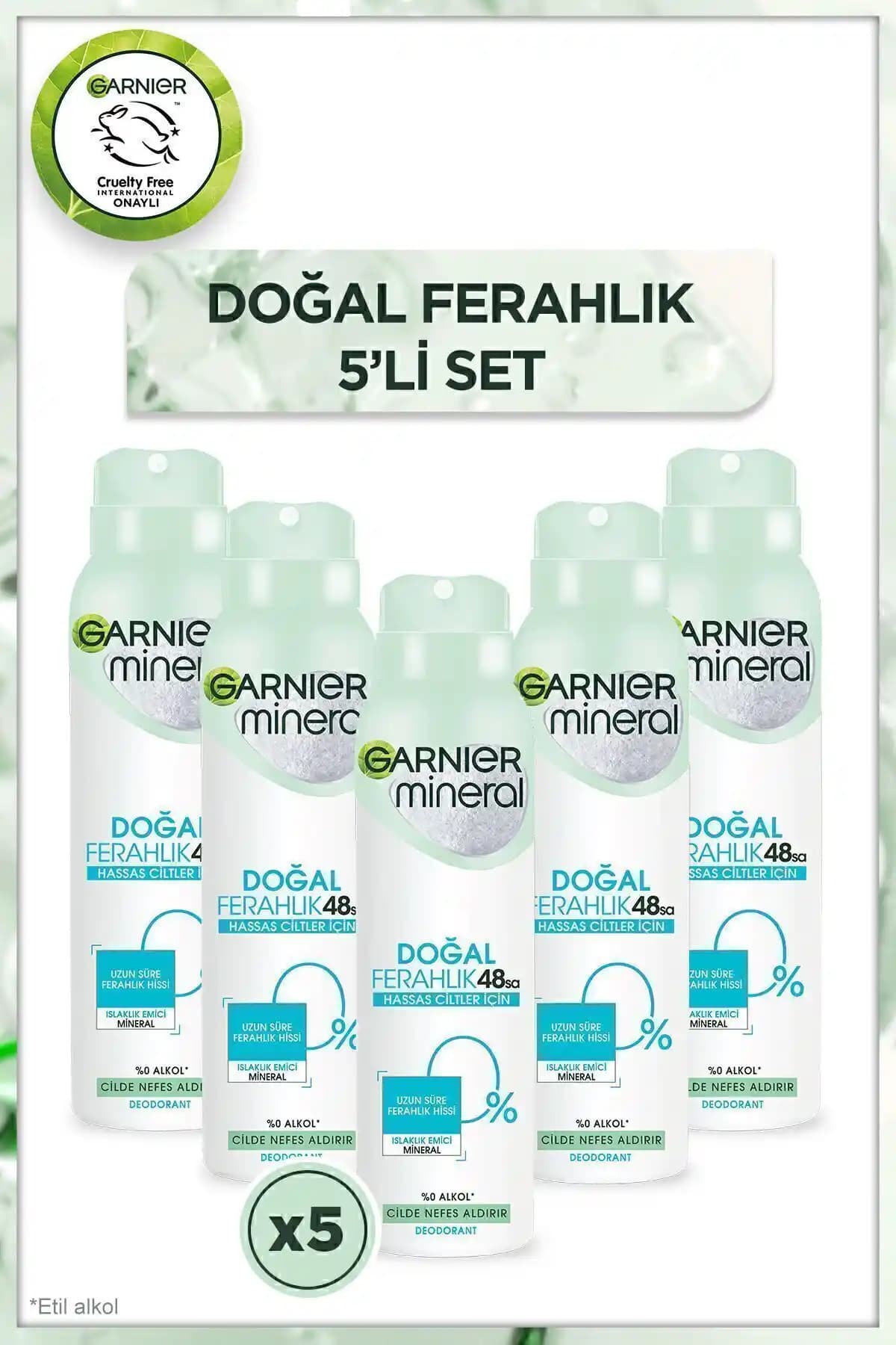 Garnier 5'li Mineral Doğal Ferahlık Sprey Deodorant Seti İncelemesi