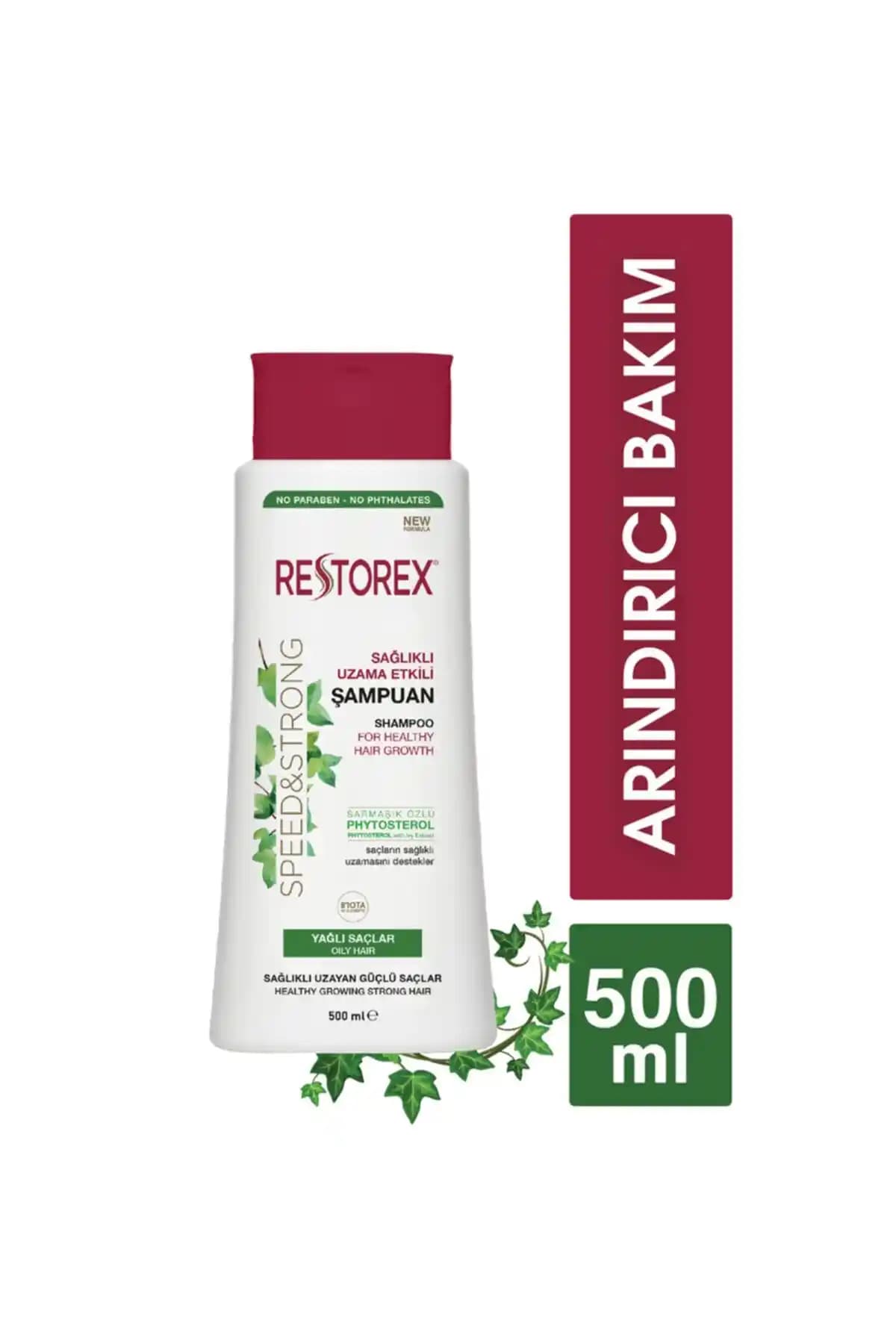 Restorex İnce Telli Yağlı Saçlar İçin Etkili ve Sağlıklı Uzama Şampuanı 500 ml