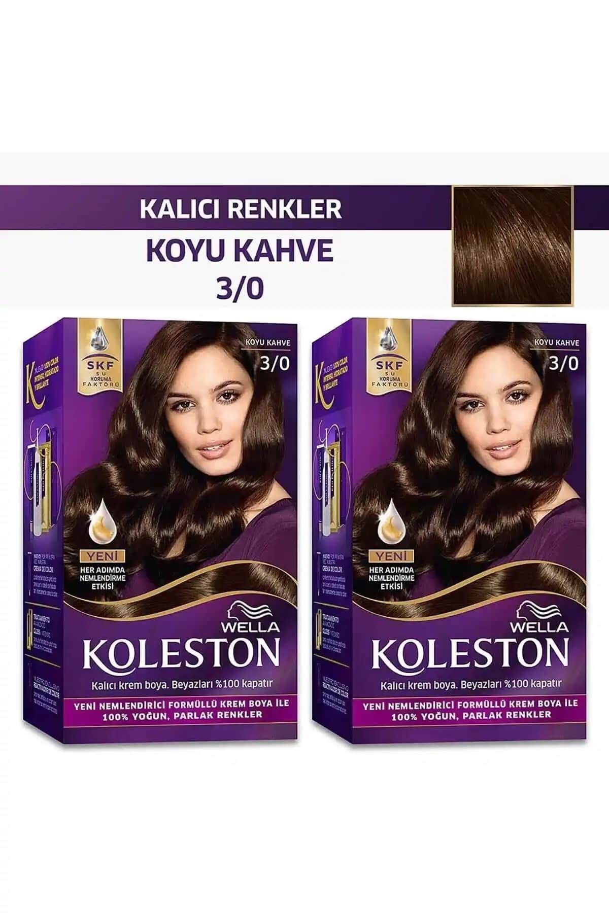 Wella Koleston Kit Saç Boyası: Derin Koyu Kahverengi ve Kalıcılığı