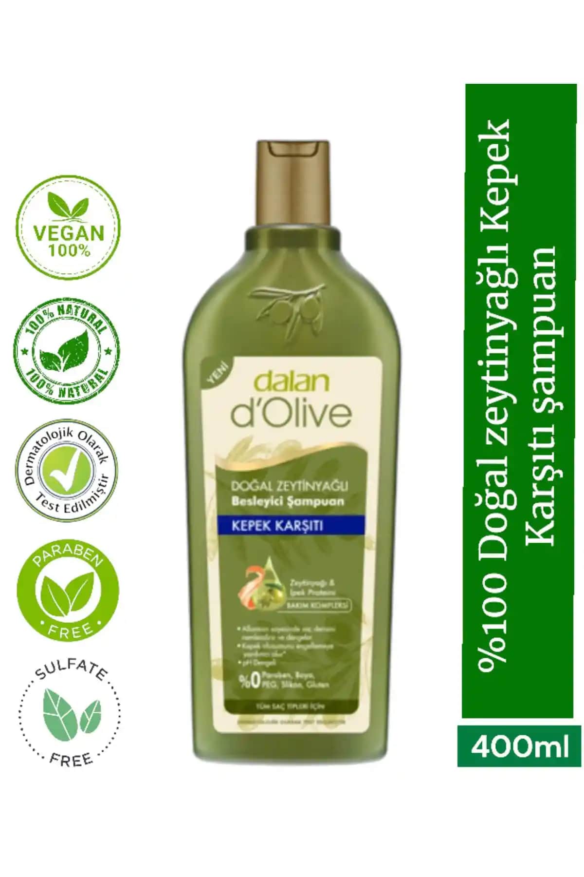 Dalan D'olive Doğal Zeytinyağlı Kepeğe Karşı Şampuan Ürün İncelemesi ve Özellikleri