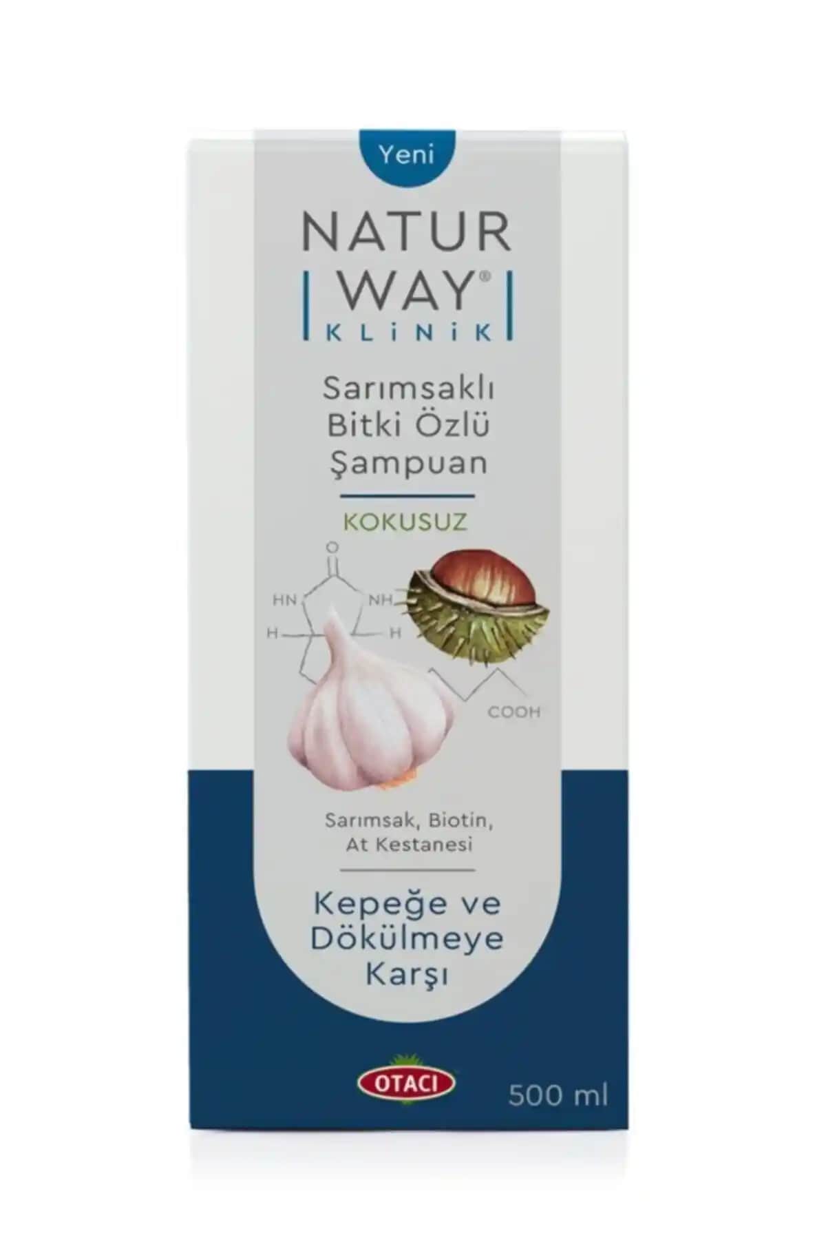 Otacı Naturway Klinik Sarımsaklı Şampuan ile Saç Bakımınızı Zenginleştirin
