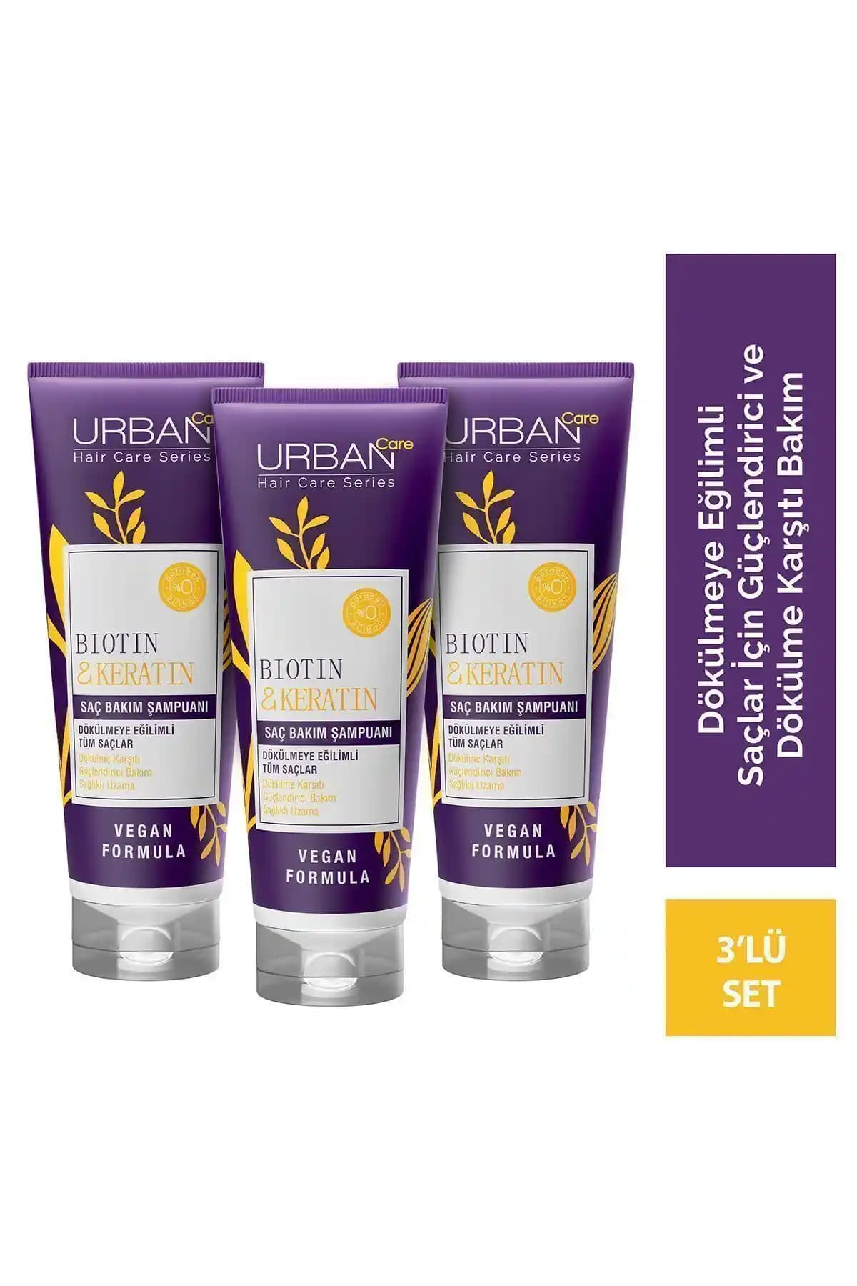 Urban Care Biotin & Keratin Saç Bakım Şampuanı X3 İle Saçlarınıza Derinlemesine Bakım Yapın