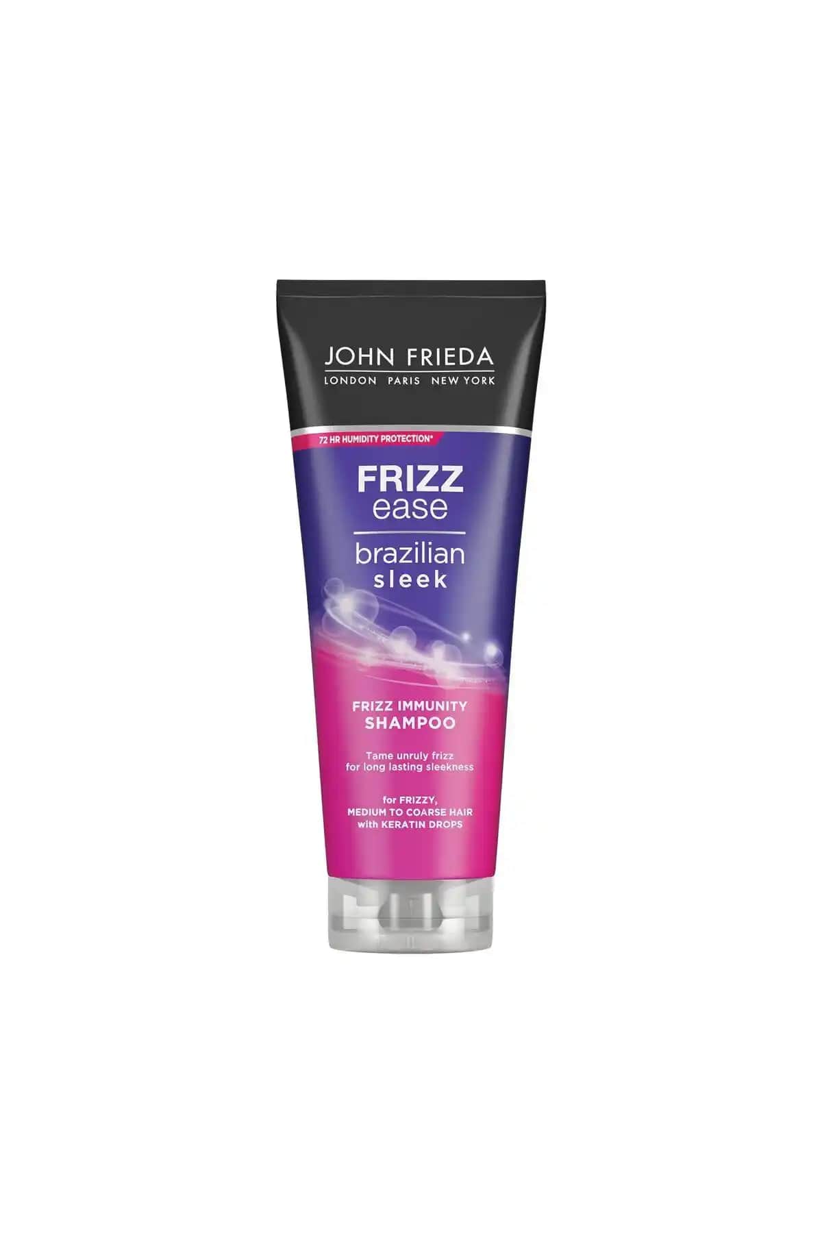 John Frieda Frizz Ease Brazilian Sleek Düzleştirici Şampuan ile Kabarma Sorununu Çözün
