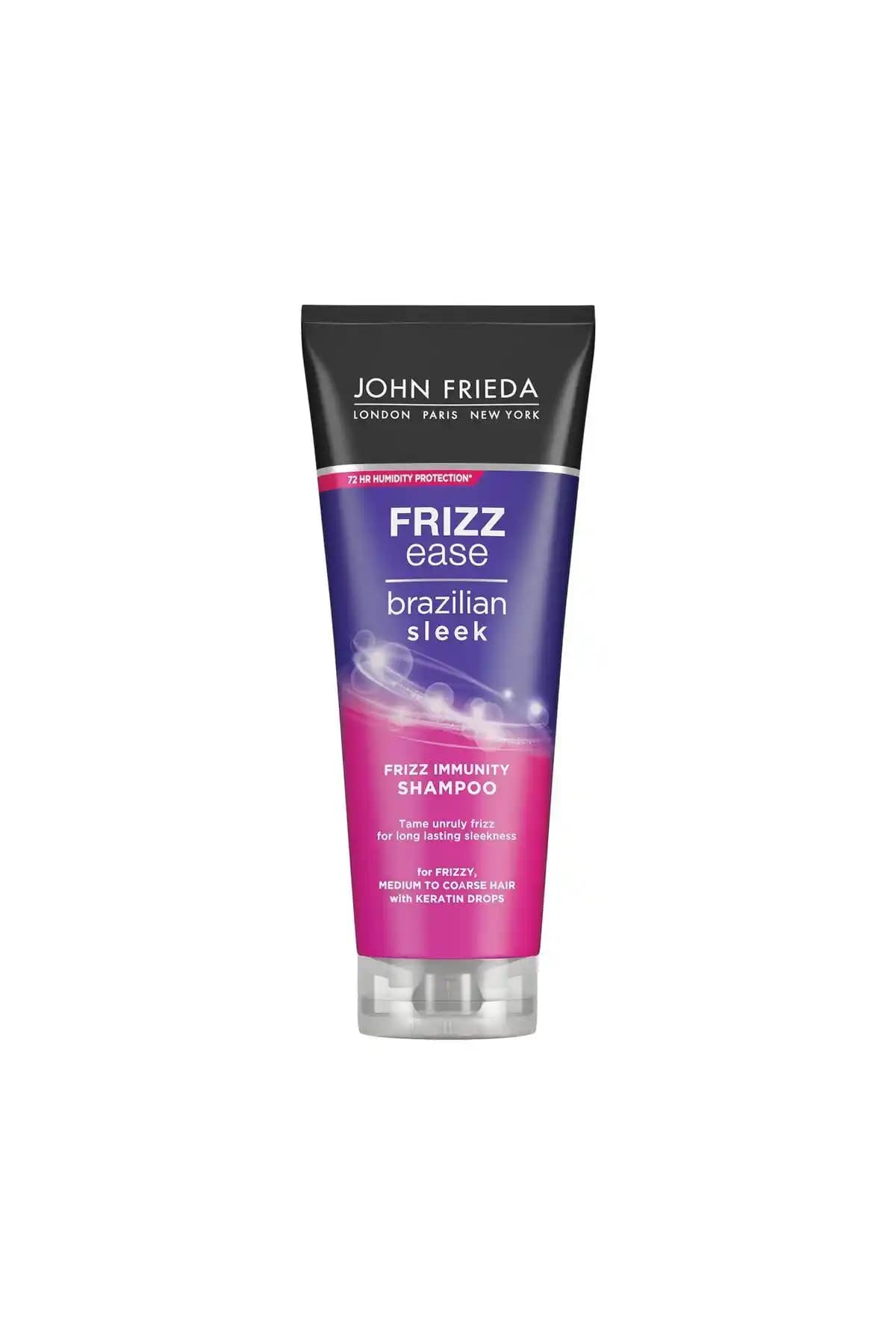 John Frieda Frizz Ease Brazilian Sleek Düzleştirici Şampuan ile Kabarma Sorununu Çözün