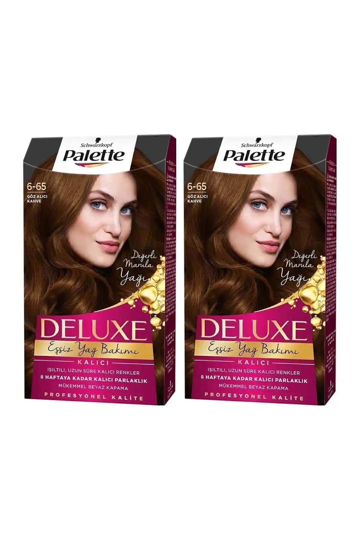 Palette Deluxe 6-65: Göz Alıcı Kahve Saç Boyası ile Doğal Görünüm Elde Edin