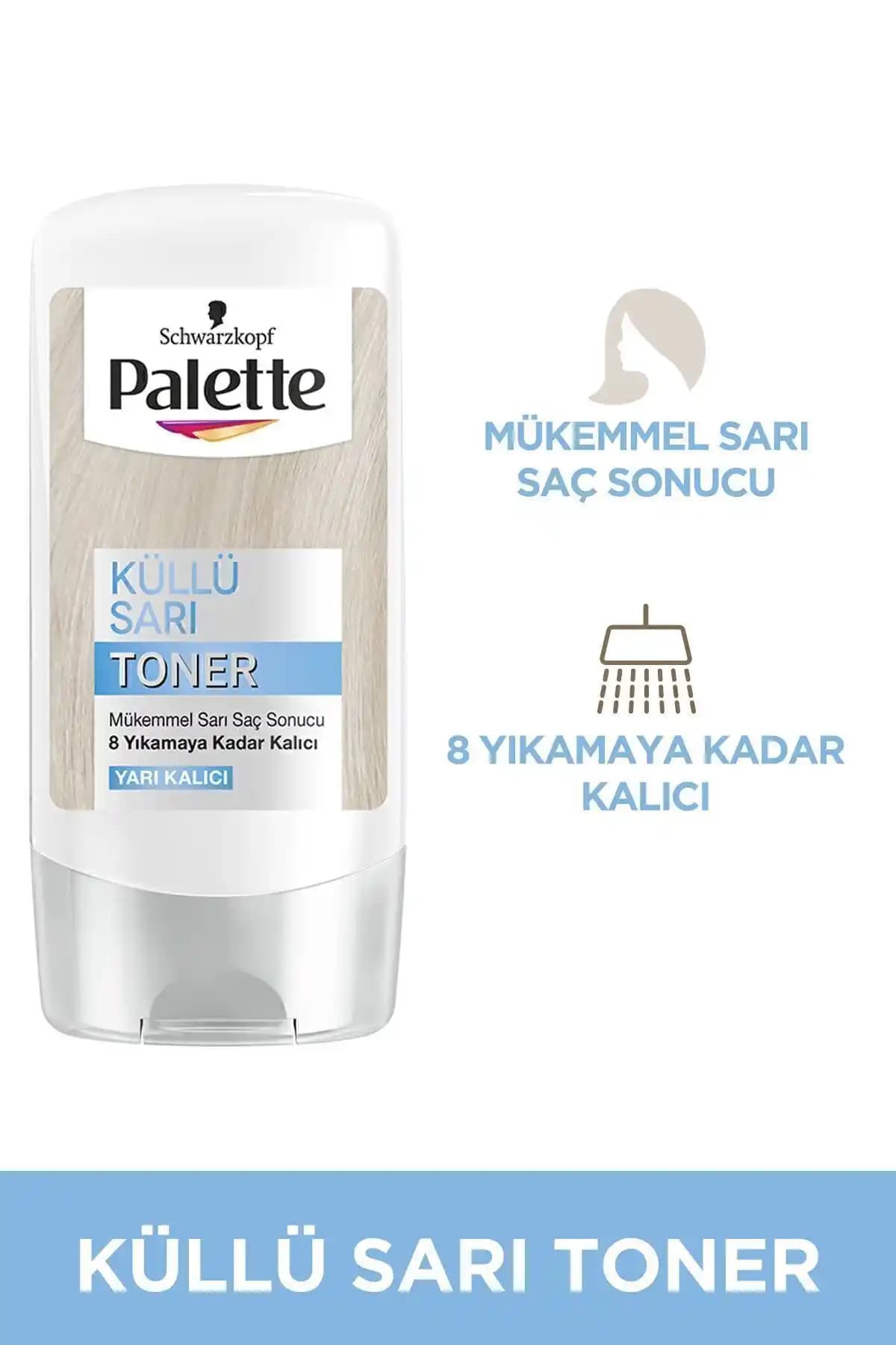 Palette Toner Küllü Sarı Blonder: Amonyaksız ve Yarı Kalıcı Saç Rengi Alternatifi