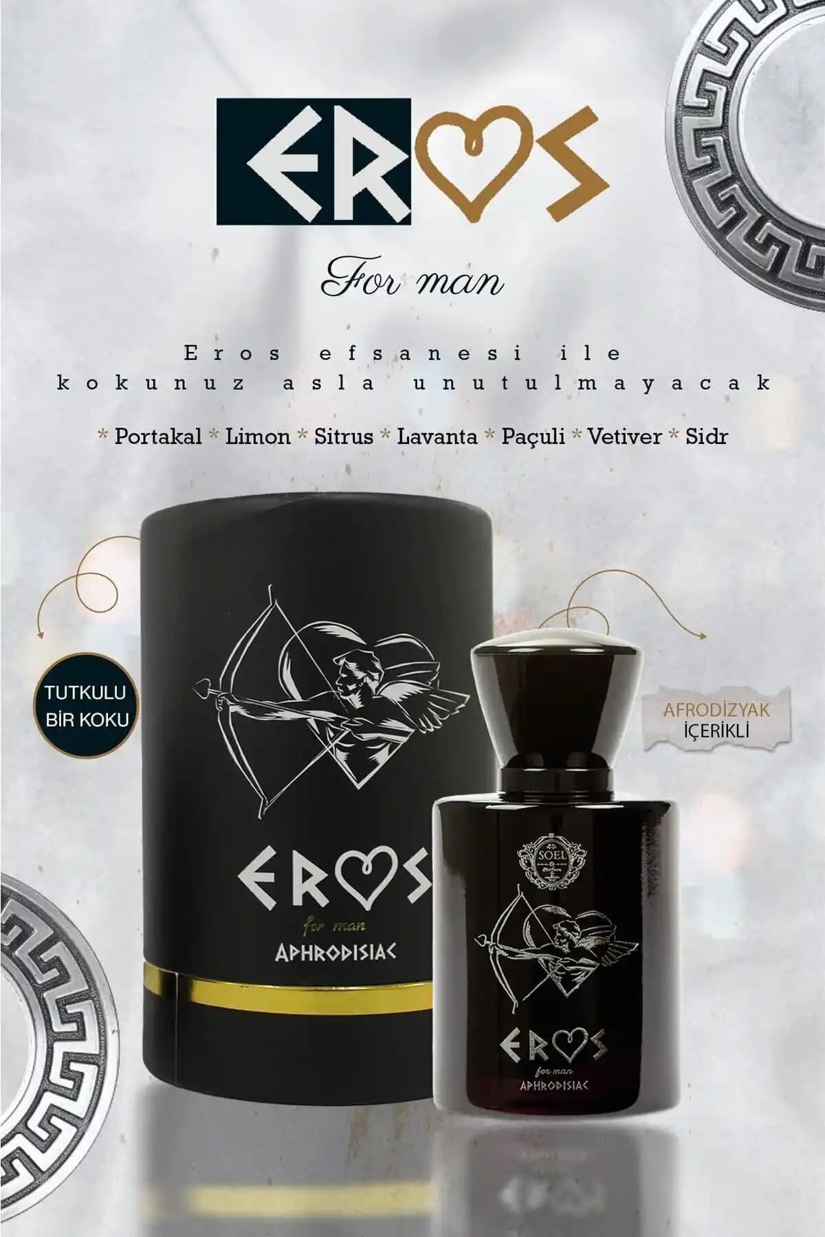 Soel Eros 50ml EDP Erkek Parfümü: Taze ve Kalıcı Koku Seçeneği