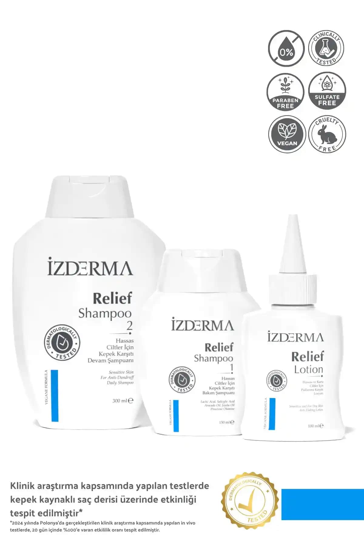 İzderma Relief Kepek, Kızarıklık ve Kaşıntı Karşıtı Ürünler Hakkında İnceleme