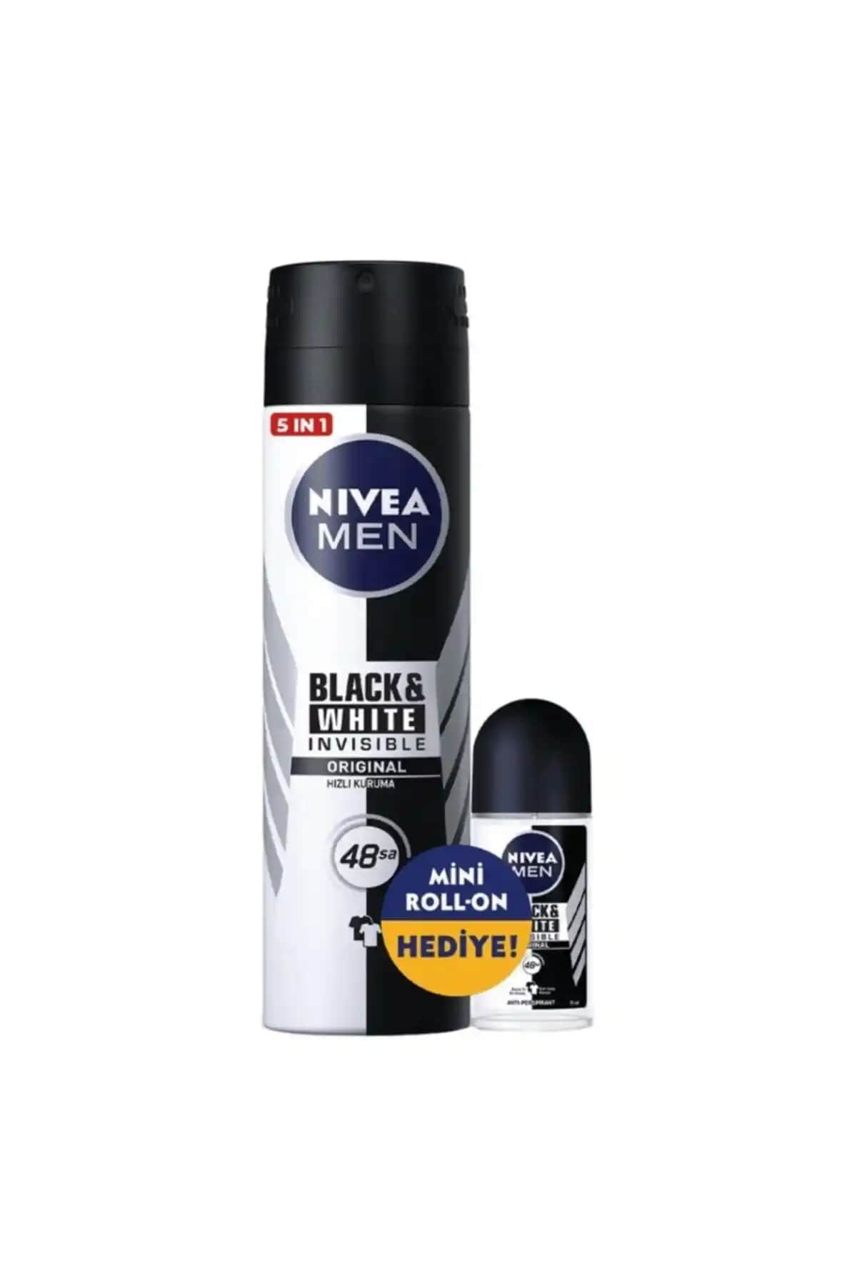 NIVEA Invisible B&W Erkek Deodorant Sprey: Ferahlık ve Güven Sunuyor