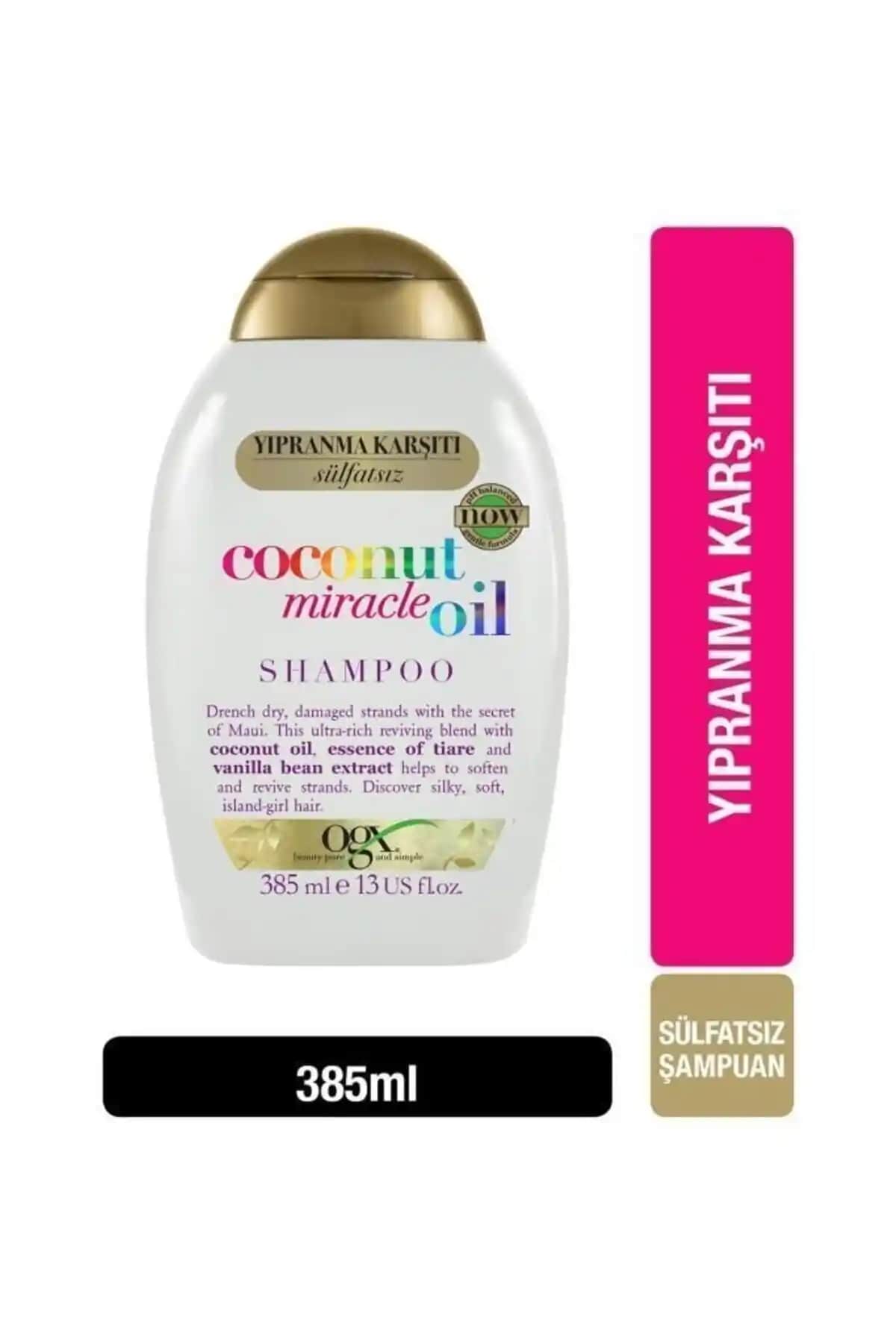 OGX Yipranma Karşıtı Coconut Miracle Oil Sülfatsız Şampuan İncelemesi ve Faydaları