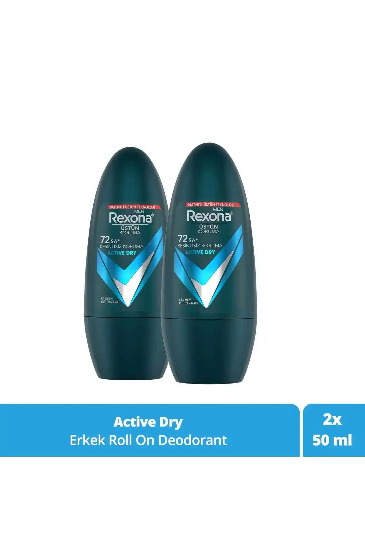 Rexona Erkek Roll On Deodorant: 72 Saat Kesintisiz Koruma ile Taze His