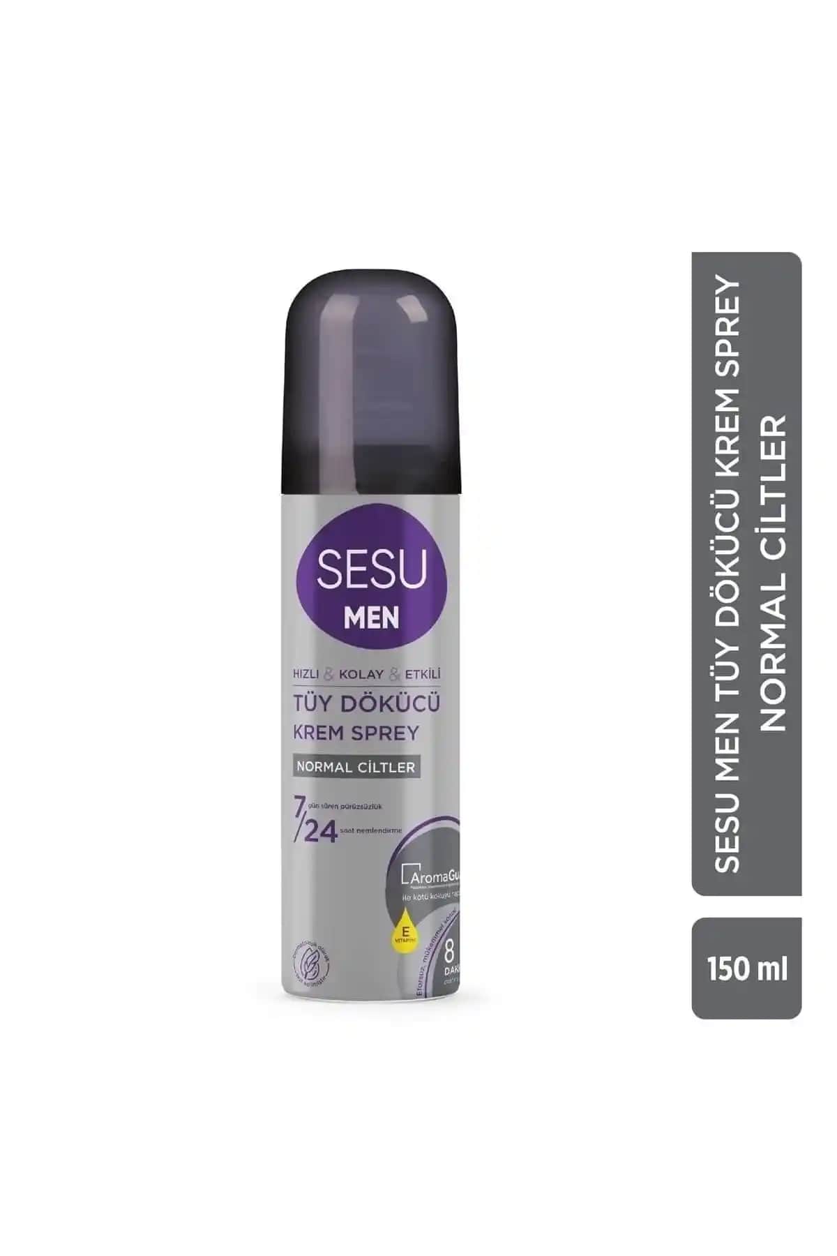 Sesu Tüy Dökücü Sprey Krem For Men 150 ml: Erkekler için Etkili Çözüm