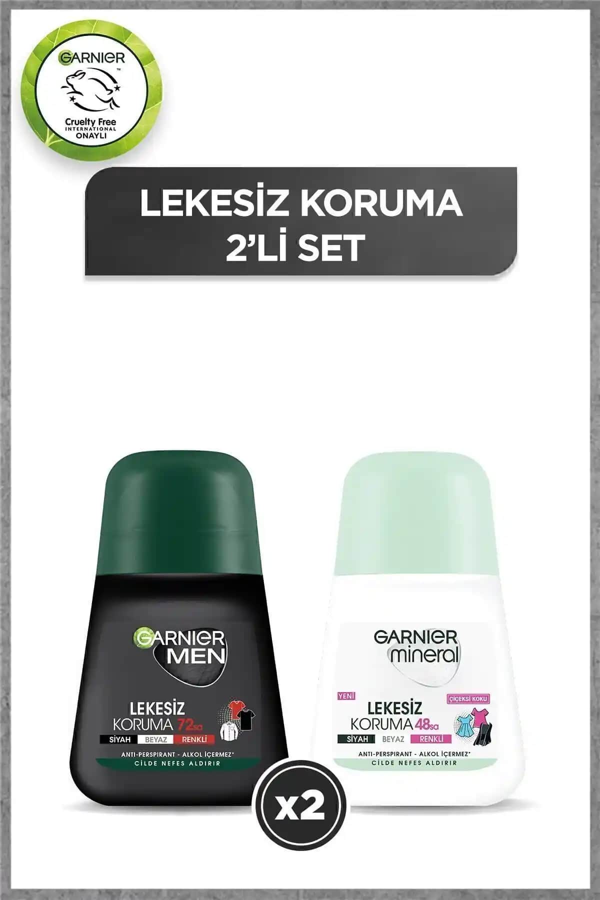 Garnier Mineral Kadın Lekesiz Koruma Roll-on ile Ferah ve Güvenli Koruma
