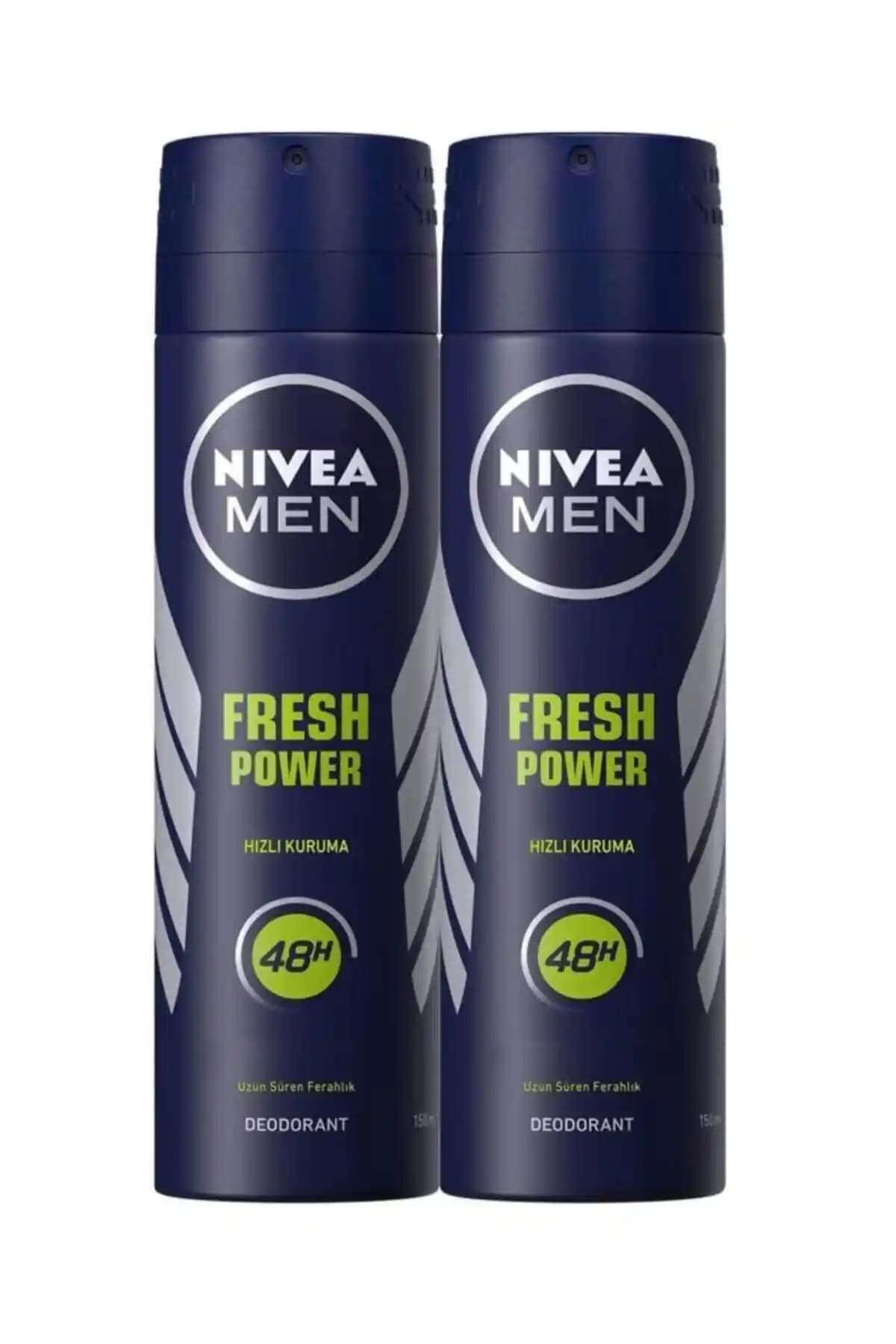 NIVEA MEN Erkek Sprey Deodorant Fresh Power: Ter Koruma ve Ferah Koku