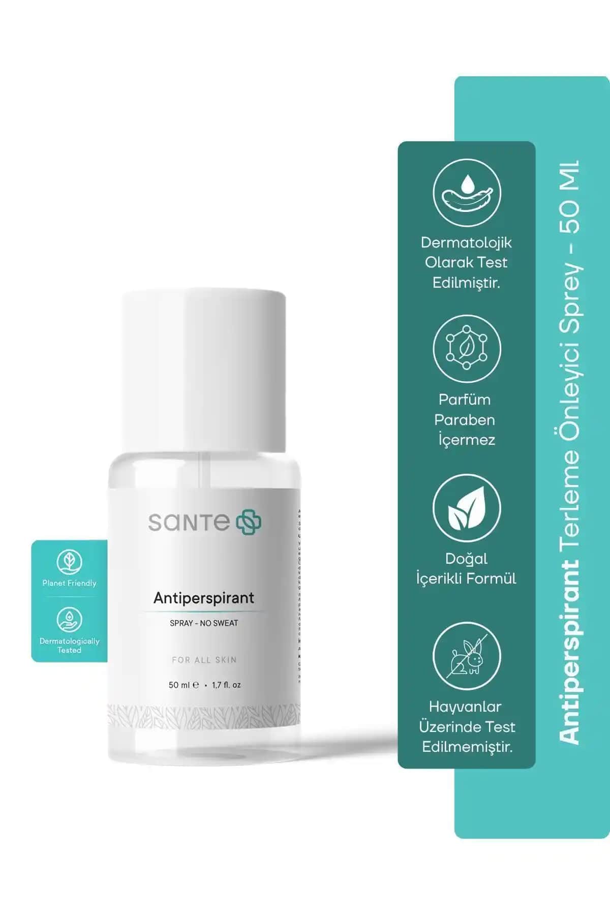 SantePlus Vücut, El, Ayak ve Koltuk Altı Terleme Önleyici Sprey: Yaz İçin İhtiyacınız