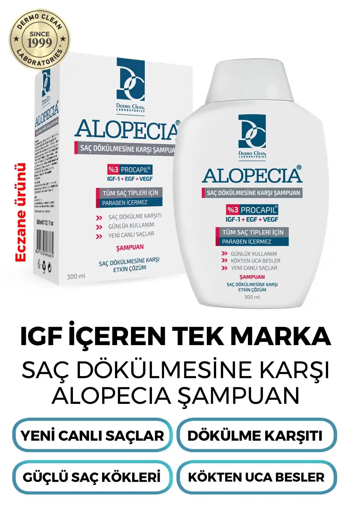 Alopecia Procapil ve IGF İçerikli Şampuanın Saç Dökülmesi Üzerindeki Etkisi ve Kullanım Bilgileri