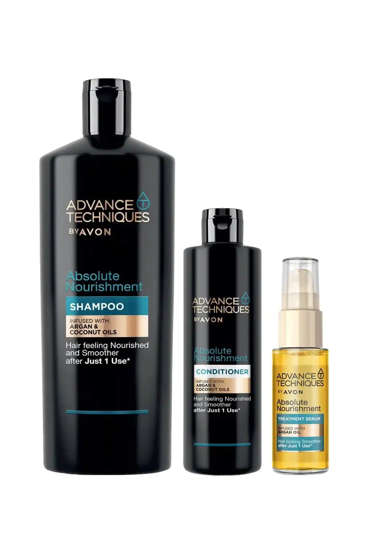 Avon Advance Techniques Argan Yağı İçeren Saç Bakım Seti ile Saçınızı Besleyin