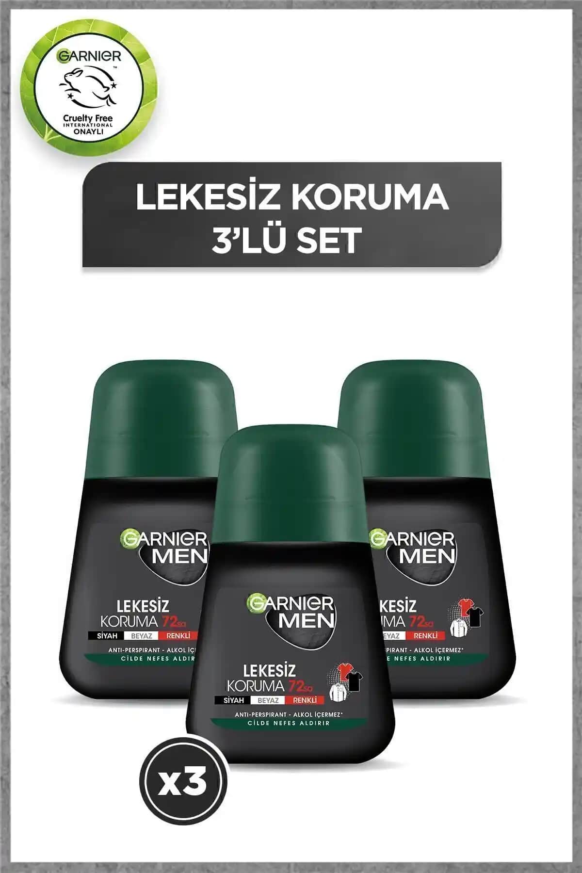 Garnier 3'lü Men Lekesiz Koruma Roll-on Seti: Detaylı İnceleme
