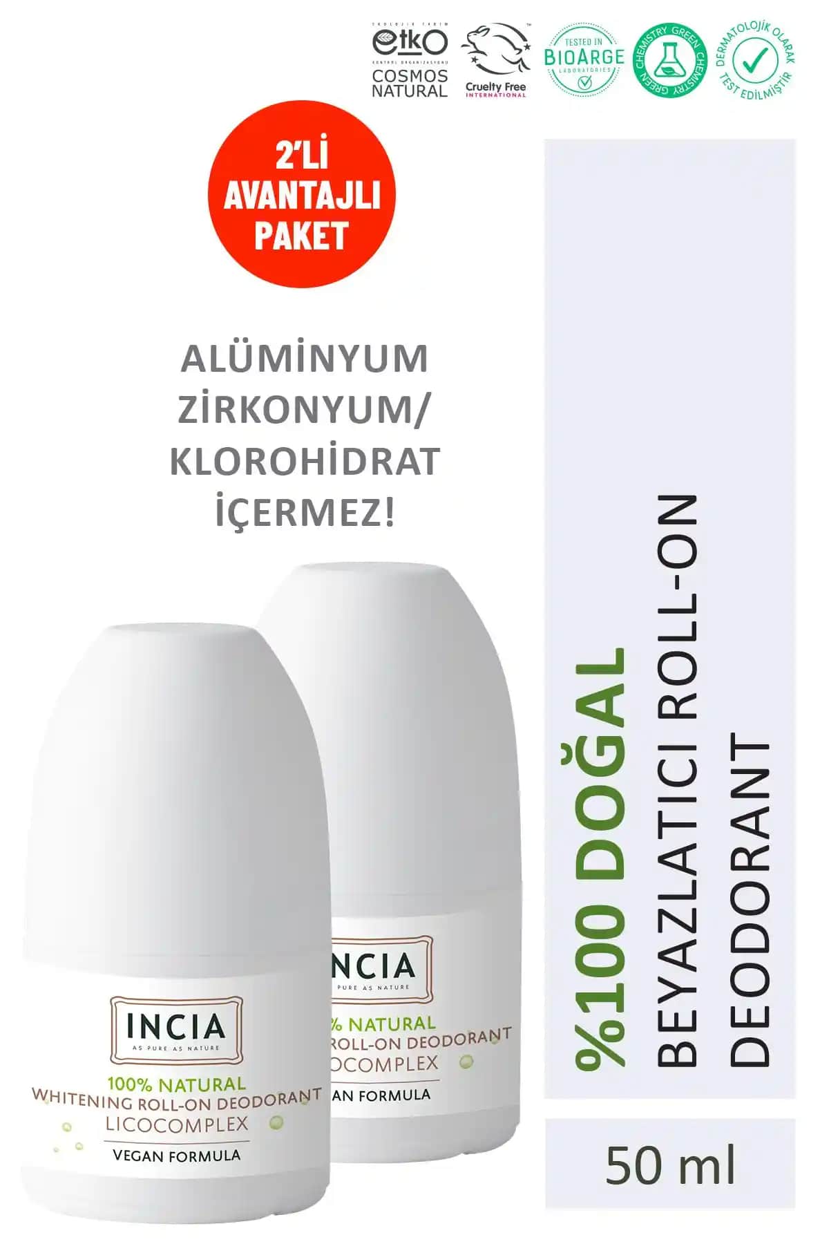 INCIA %100 Doğal Roll On Deodorant İncelemesi ve Kullanıcı Yorumları