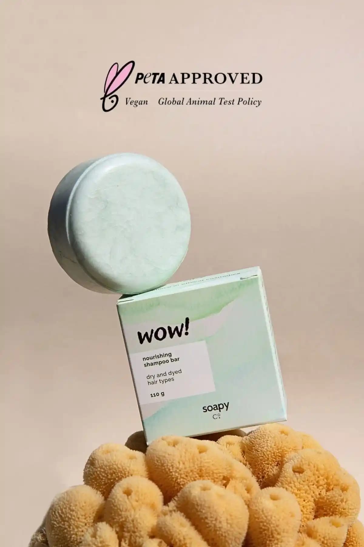 Soapy Co Wow! Besleyici Katı Şampuan: Kuru Saçlar İçin Doğal Çözüm Sunuyor