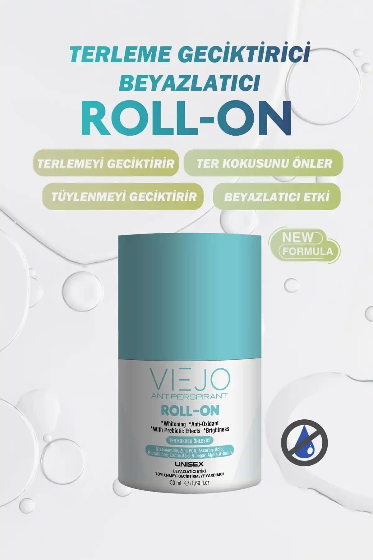 Viejo Koltuk Altı, El, Ayak Terleme Antiperspirant Roll-on İncelemesi ve Yorumlar