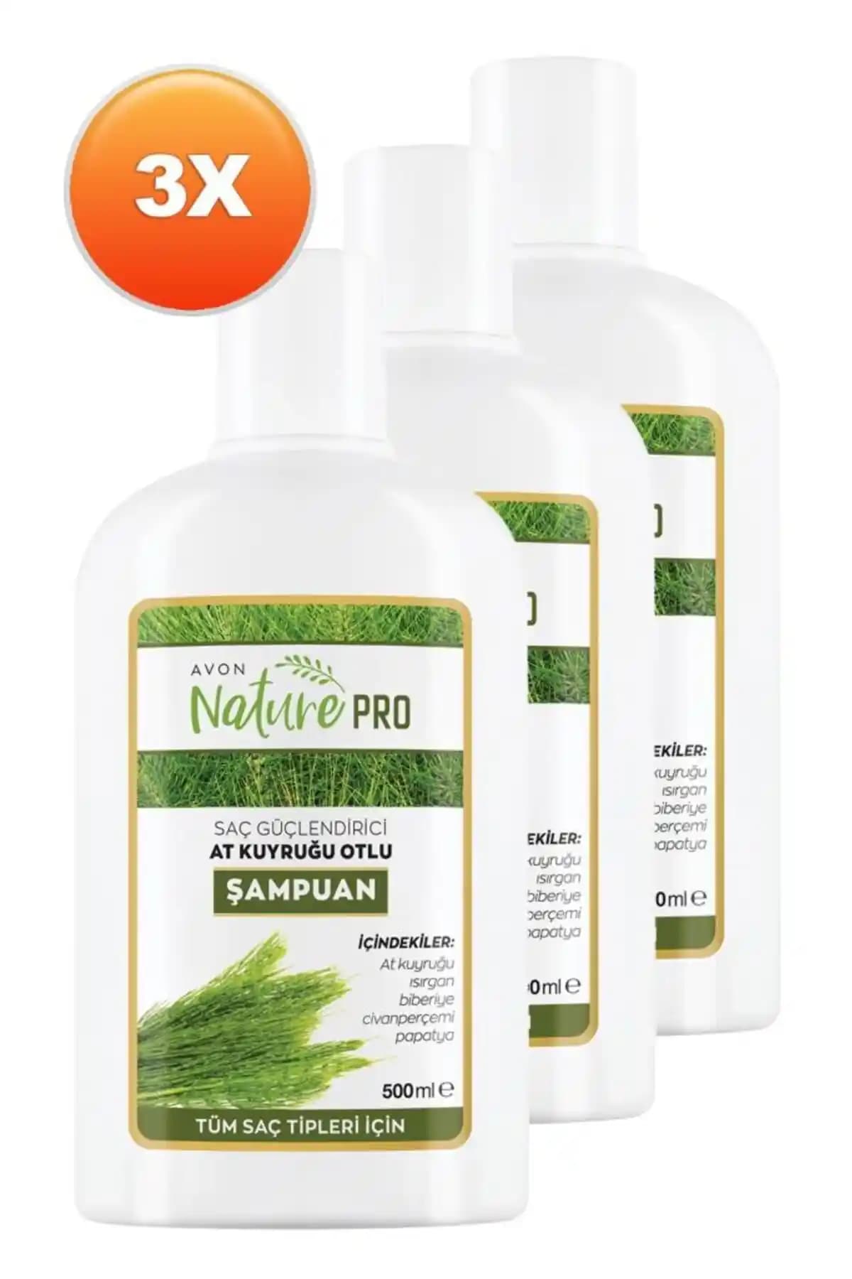 Avon Nature Pro At Kuyruğu Otlu Şampuan: Doğal Güç ve Bakım İçin Üçlü Set