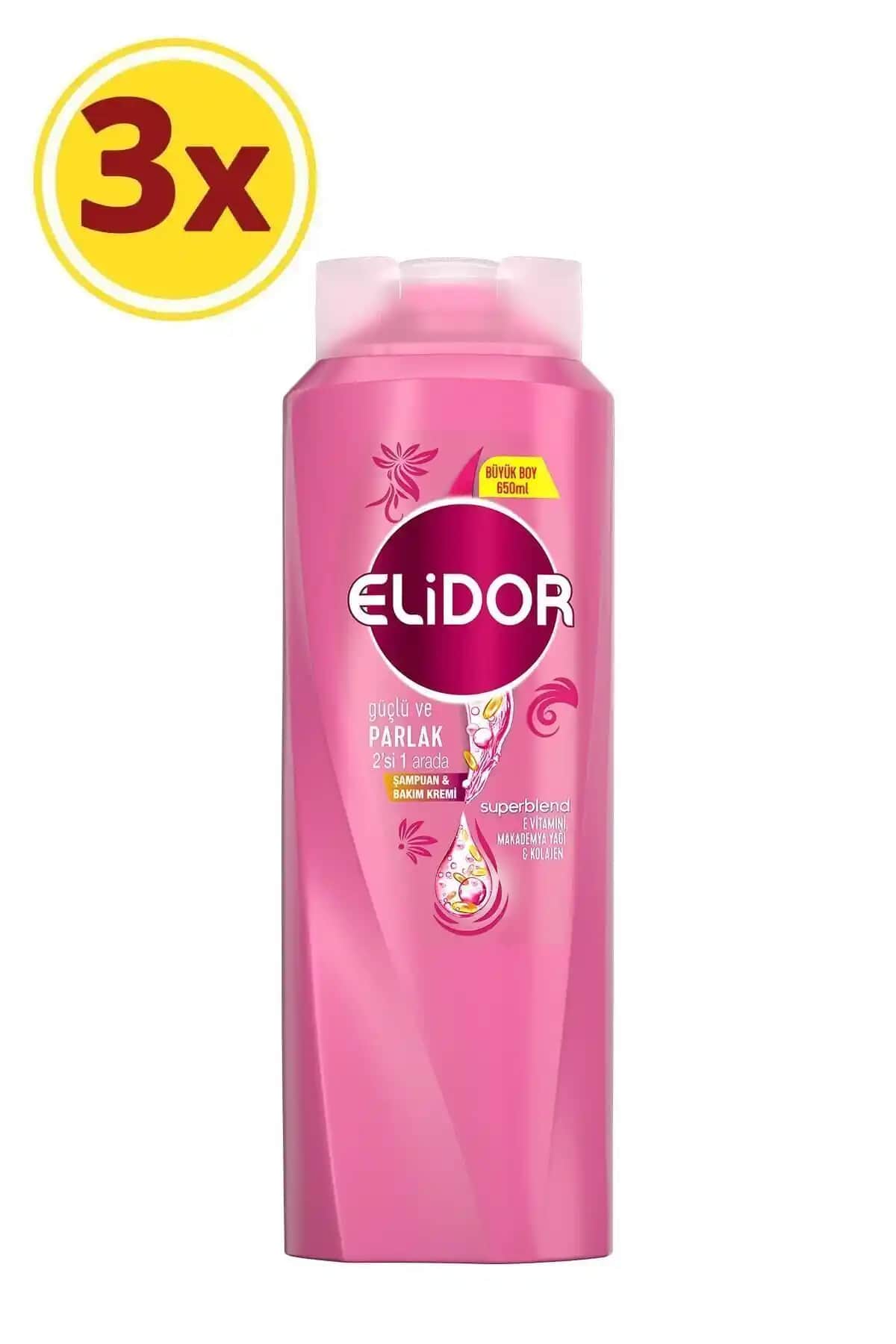 Elidor Güçlü ve Parlak Saçlar İçin 2'si 1 Arada Şampuan ve Saç Kremi İncelemesi