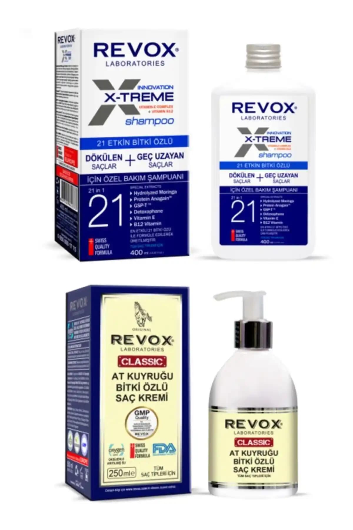 Revox Unisex X Treme: Dökülen ve Geç Uzayan Saçlar İçin Etkili Bakım Ürünleri