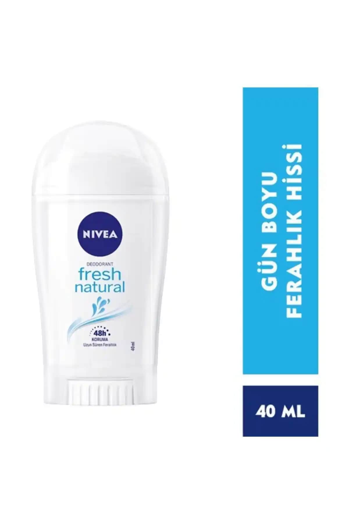 NIVEA Kadın Stick Deodorant Fresh Natural ile Etkili ve Ferah Koruma