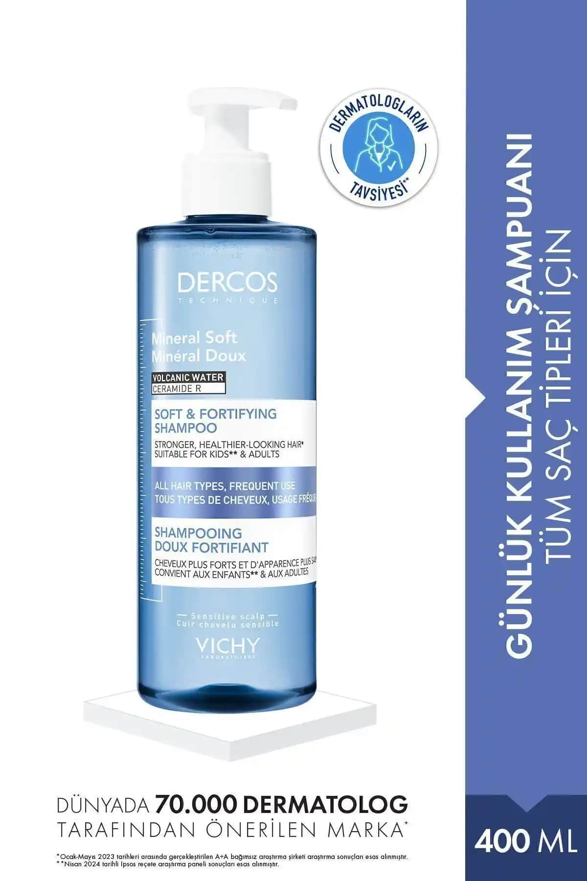 Vichy Dercos Mineral Soft Şampuan: Kepeğe Karşı Etkili Saç Bakım Çözümü