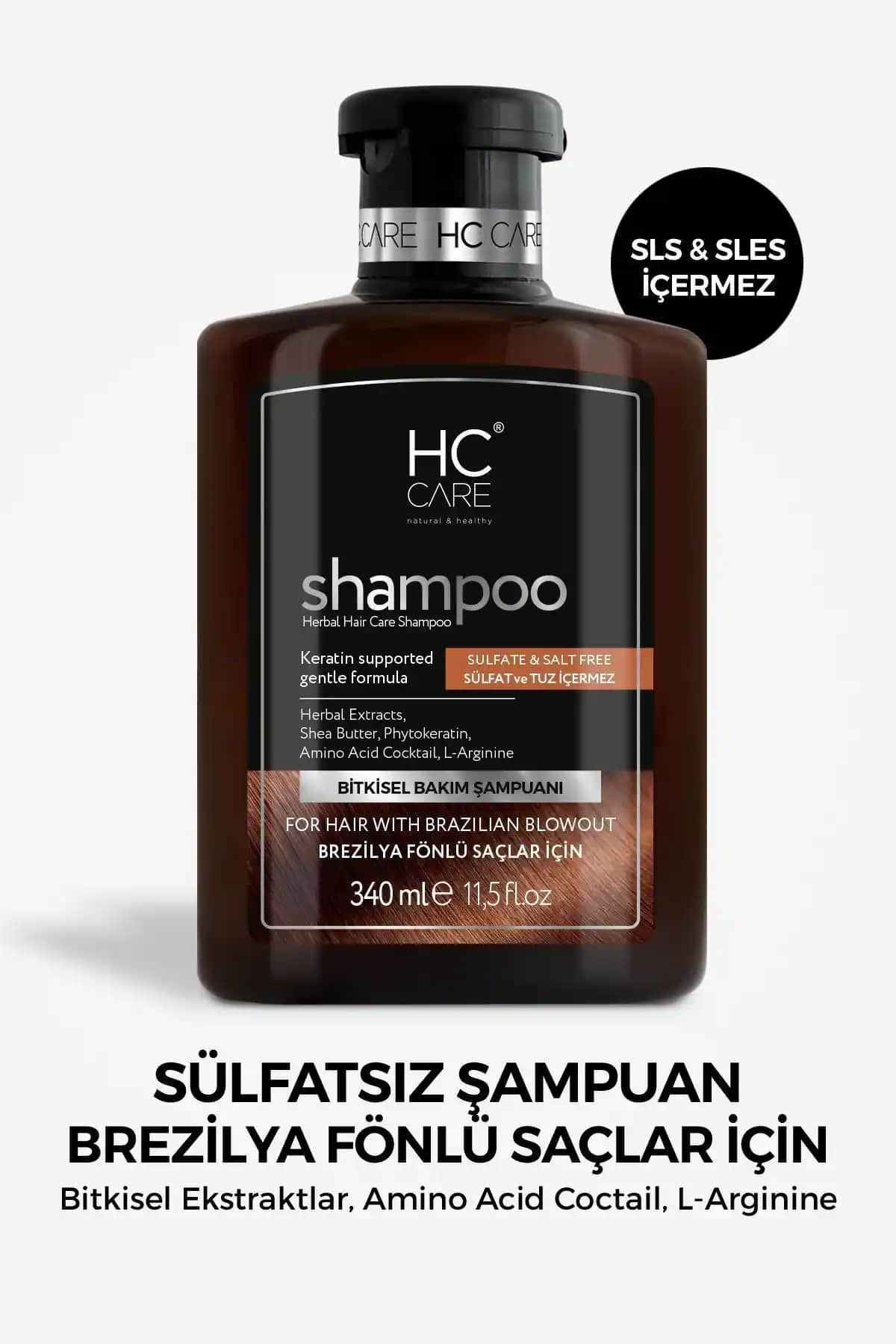 HC Care Şampuan: Brezilya Fönlü Saçlar İçin Güçlendirici ve Vegan Formül
