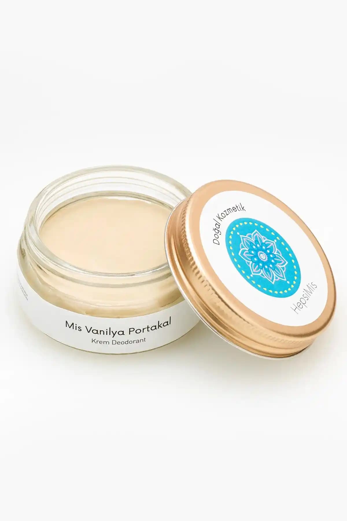 HepsiMis Mis Vanilya-Portakal Doğal Krem Deodorant: Doğal Ferahlık ve Koruma