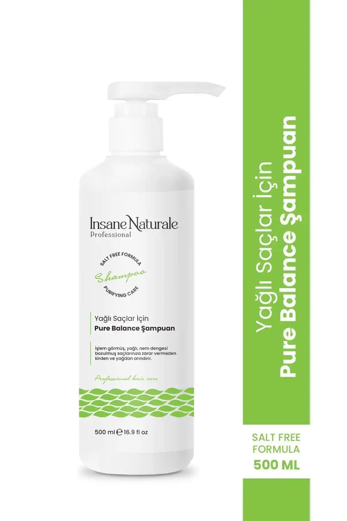 Insane Naturale Yağlı Saçlar İçin Nem Dengeleyici Pure Balance Şampuan İncelemesi