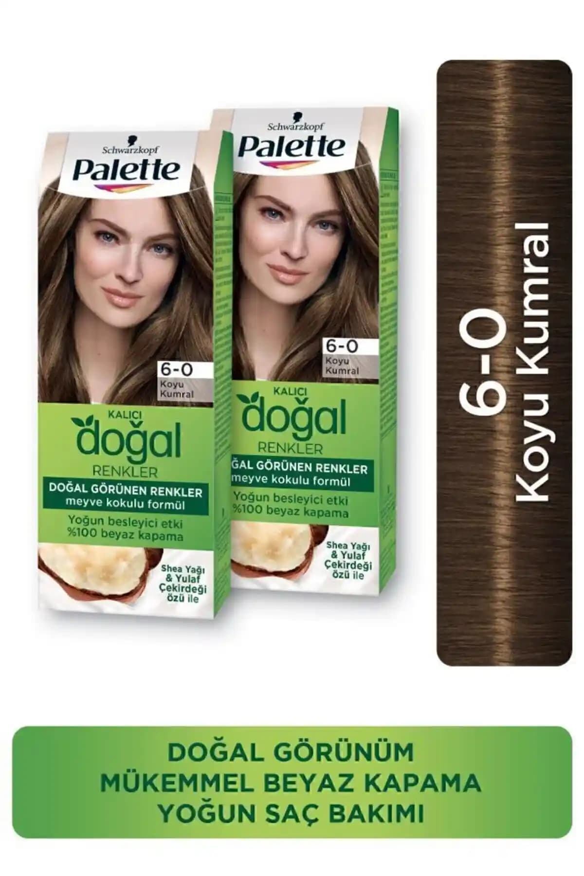Palette Kalıcı Doğal Renkler 6-0 Koyu Kumral: Amonyaksız Saç Boyası İncelemesi