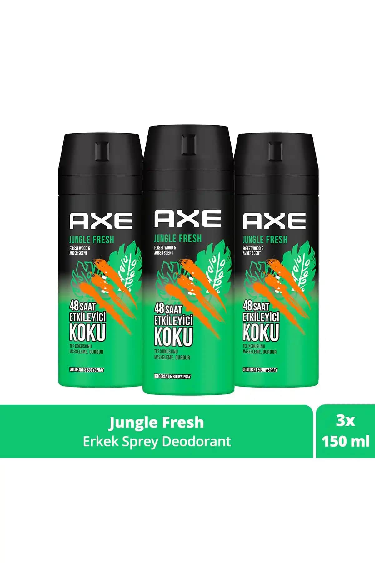 Axe Erkek Sprey Deodorant Jungle Fresh İncelemesi: Kalıcı Ferahlık ve Etkili Koruma