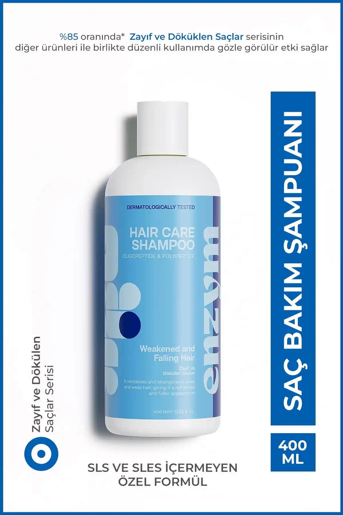 Enzym Cosmetics Zayıf ve Dökülen Saçlar İçin Geliştirilmiş Şampuan Analizi