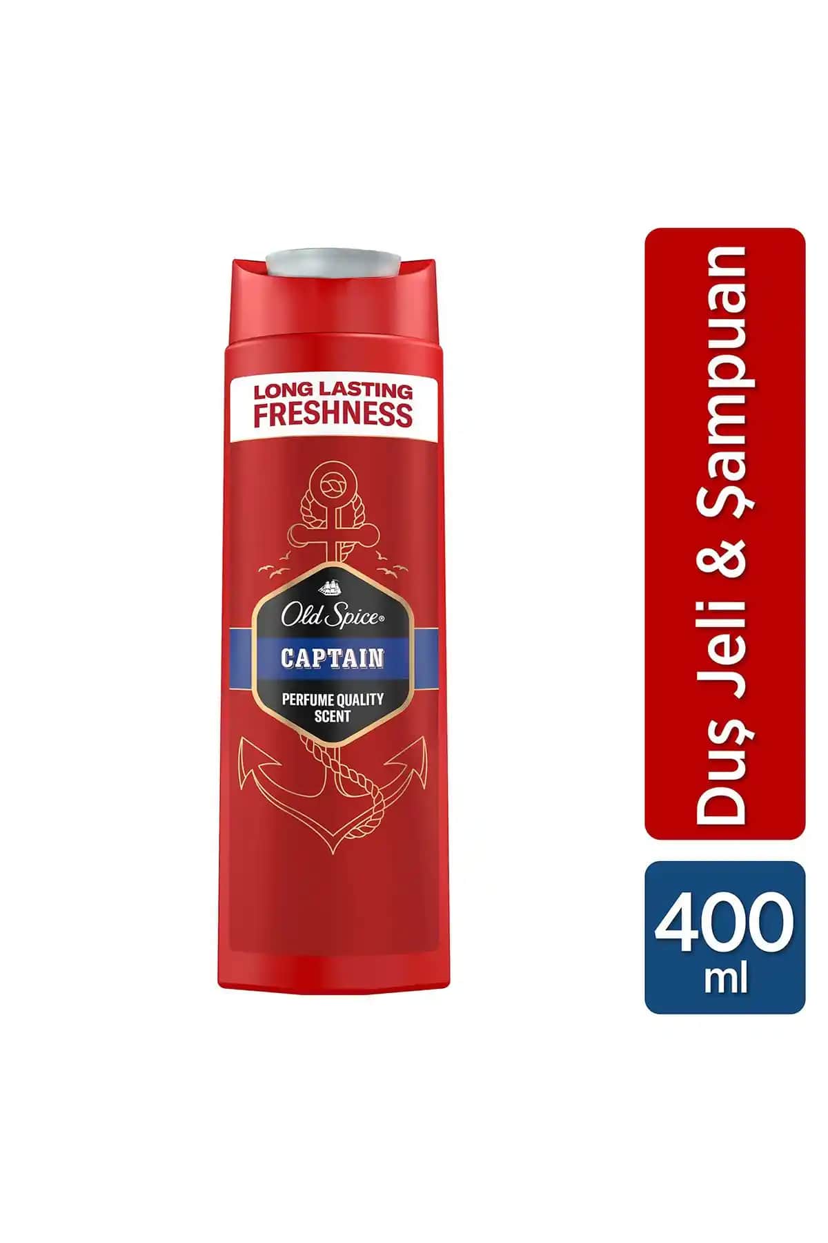 Old Spice Captain: Erkekler İçin Ferahlatıcı Duş Jeli ve Şampuan İncelemesi