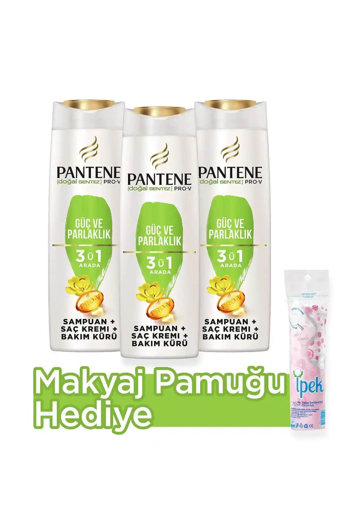 Pantene 3'ü 1 Arada Şampuan Krem Bakım Kürü: Saçlarınıza Parlaklık ve Yumuşaklık Katın