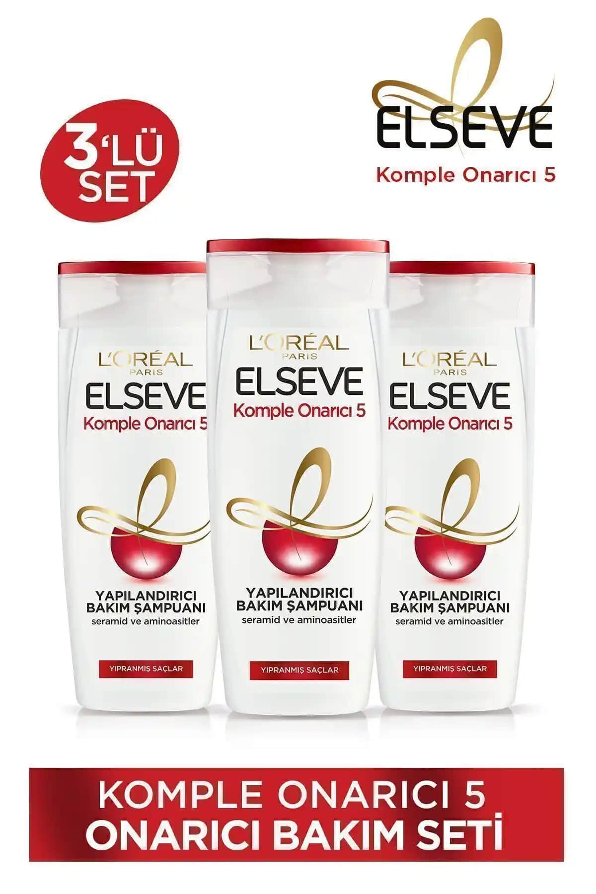 Elseve Komple Onarıcı 5 Yapılandırıcı Bakım Şampuanı ile Saçlarınıza Derinlemesine Bakım