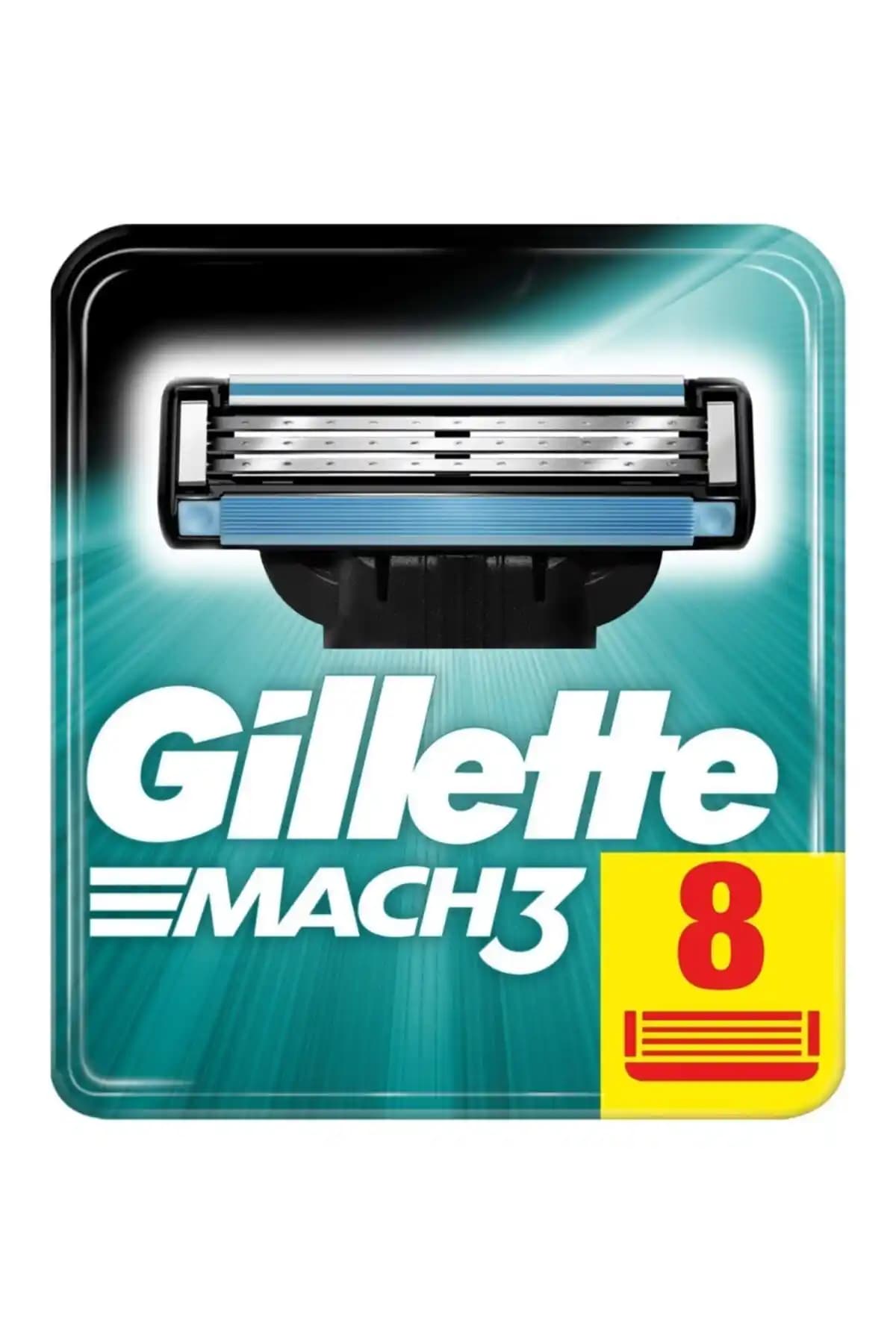 Gillette Mach3 8'li Yedek Tıraş Bıçağı Karton Paket: Üstün Kalite ve Kullanım Rahatlığı