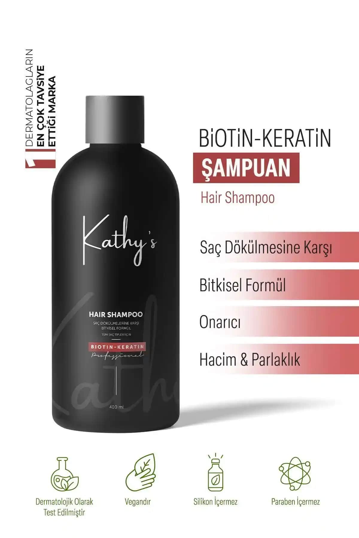 Kathy's Paris Saç Dökülmesine Karşı Bakım Şampuanı: Doğal ve Etkili Çözüm