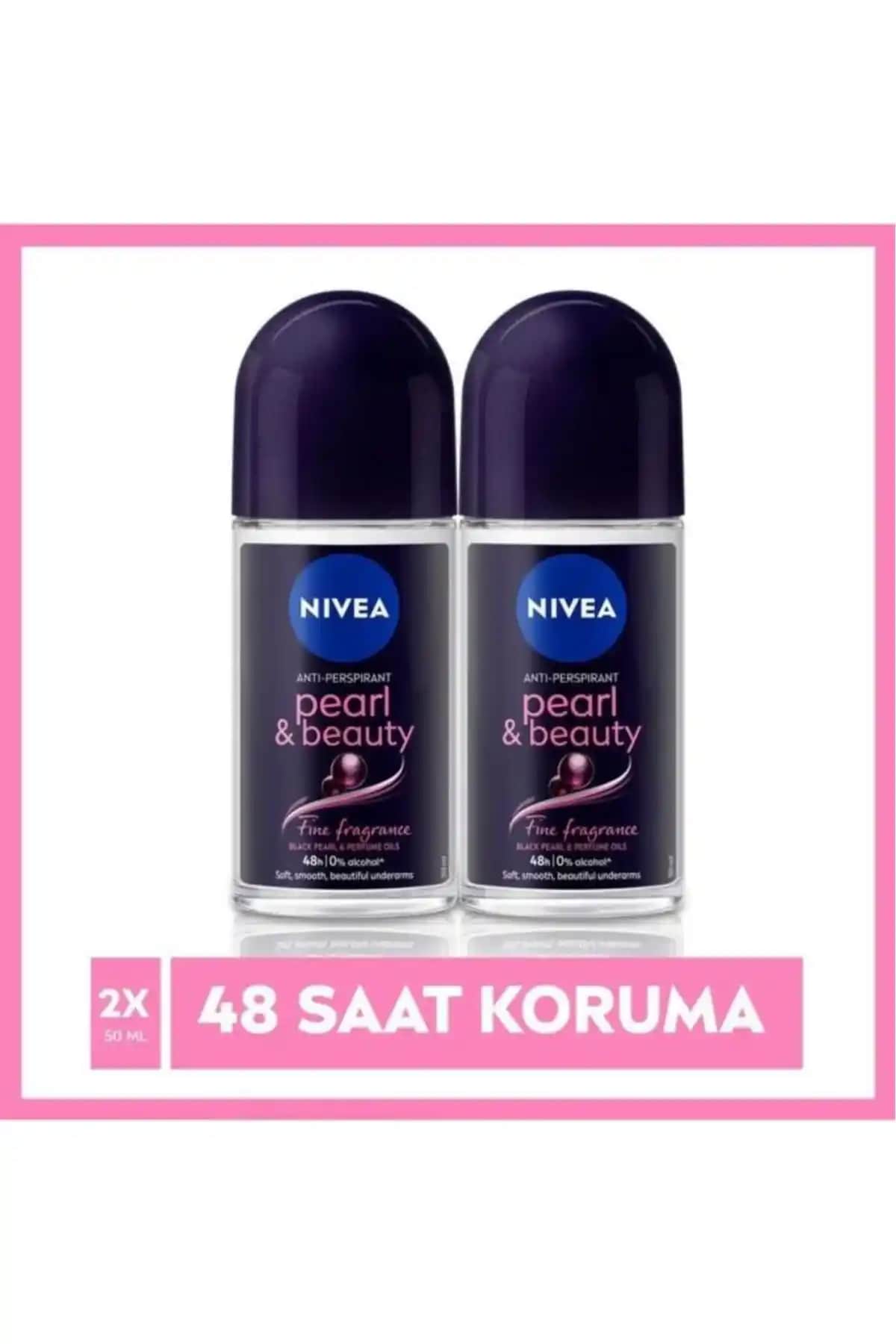 NIVEA Kadın Roll On Deodorant Pearl&Beauty: Etkili Koruma ve Kalıcı Koku Sağlıyor