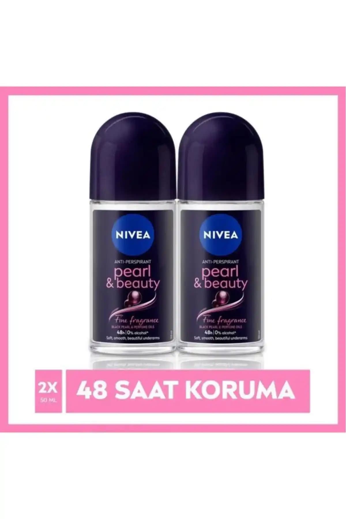 NIVEA Kadın Roll On Deodorant Pearl&Beauty: Etkili Koruma ve Kalıcı Koku Sağlıyor